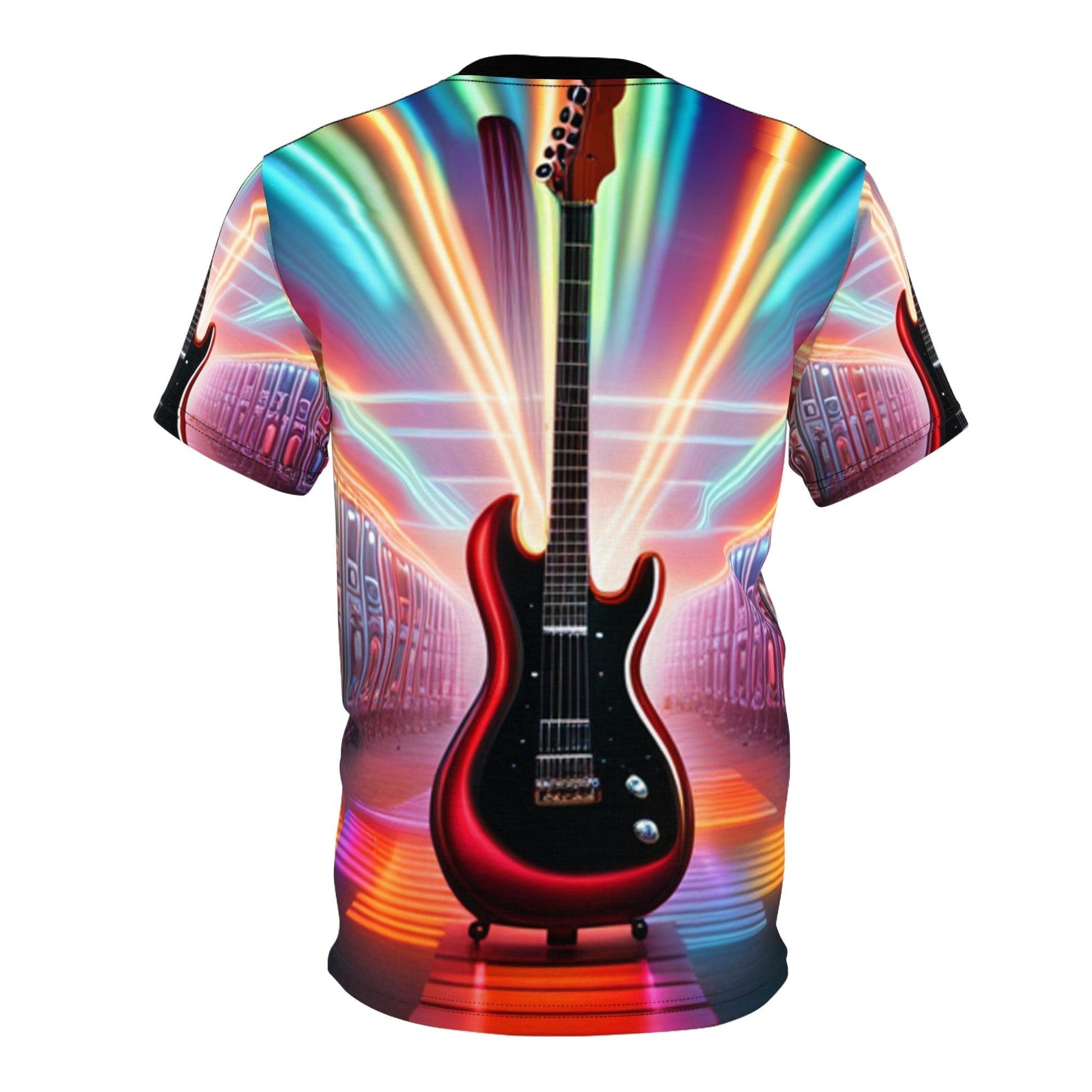 Neon Guitar Unisex Tee - Lizard Vigilante