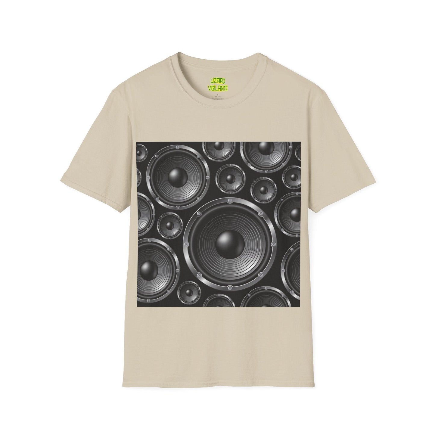 Bluetooth Speakers Unisex Softstyle T-Shirt - Lizard Vigilante