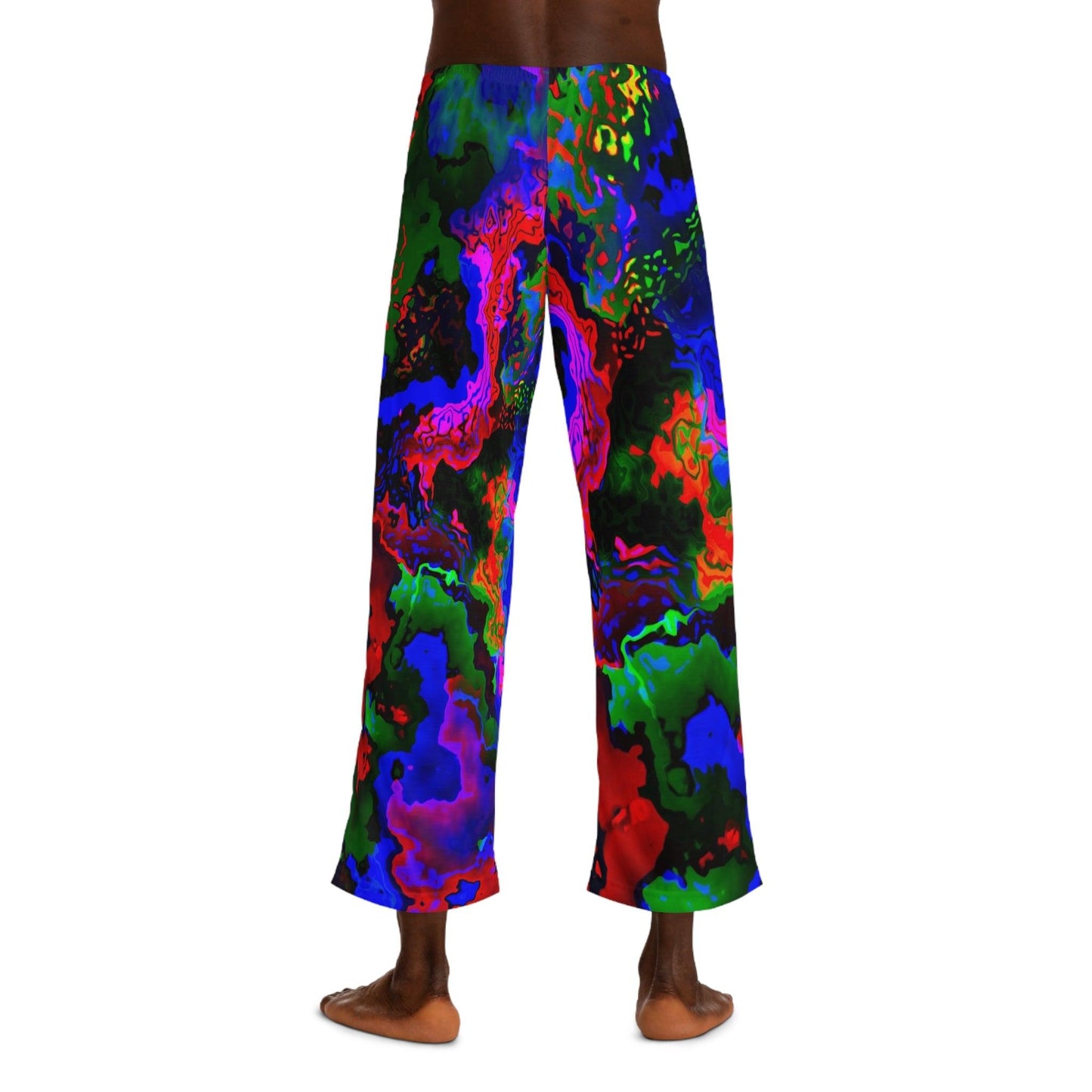 Rainbow in the Darkness Men's Pajama Pants - Lizard Vigilante