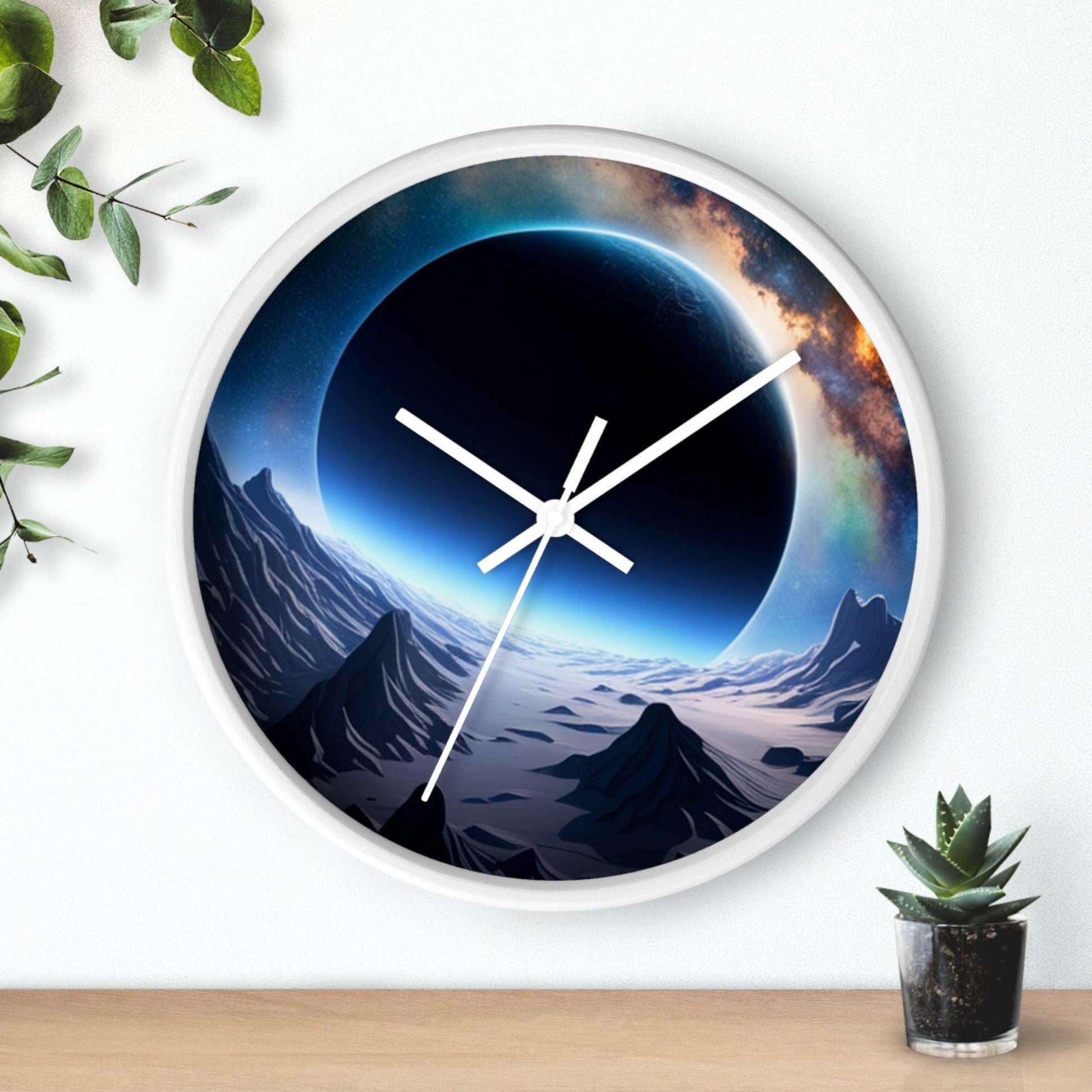 Eclipser Wall Clock - Lizard Vigilante