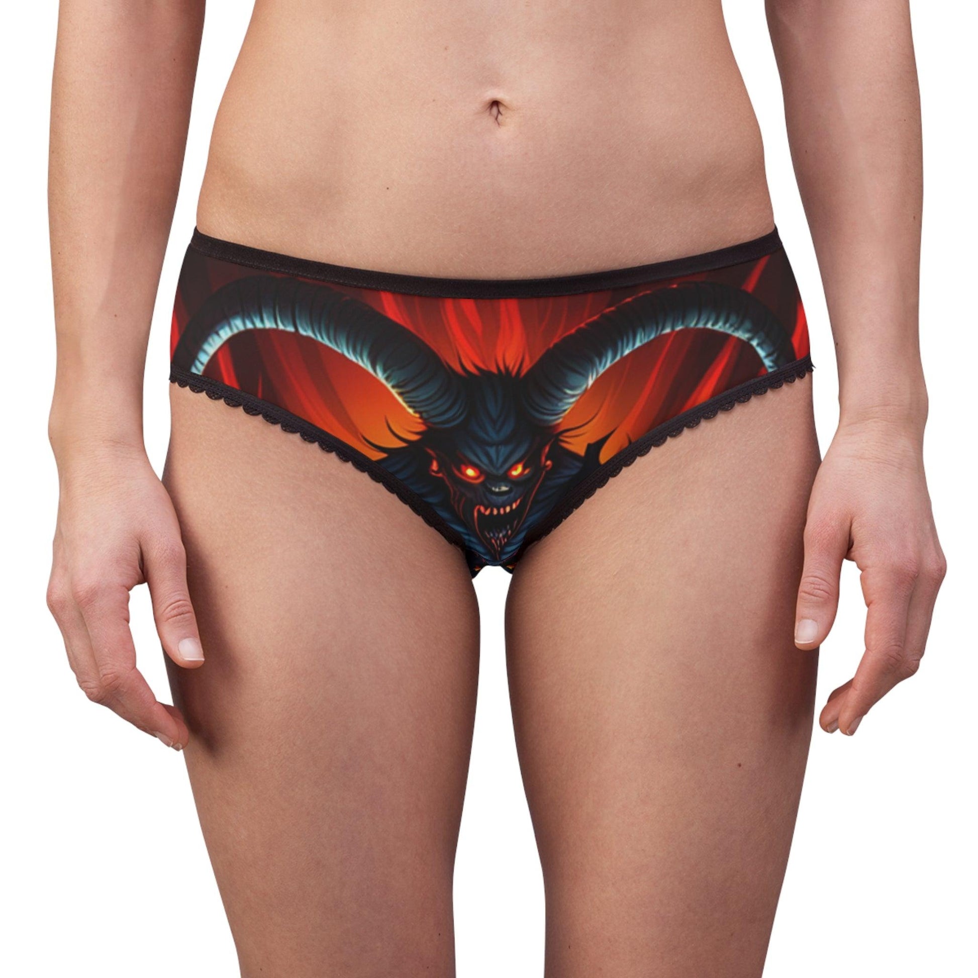 Horny Devil Women's Briefs - Lizard Vigilante