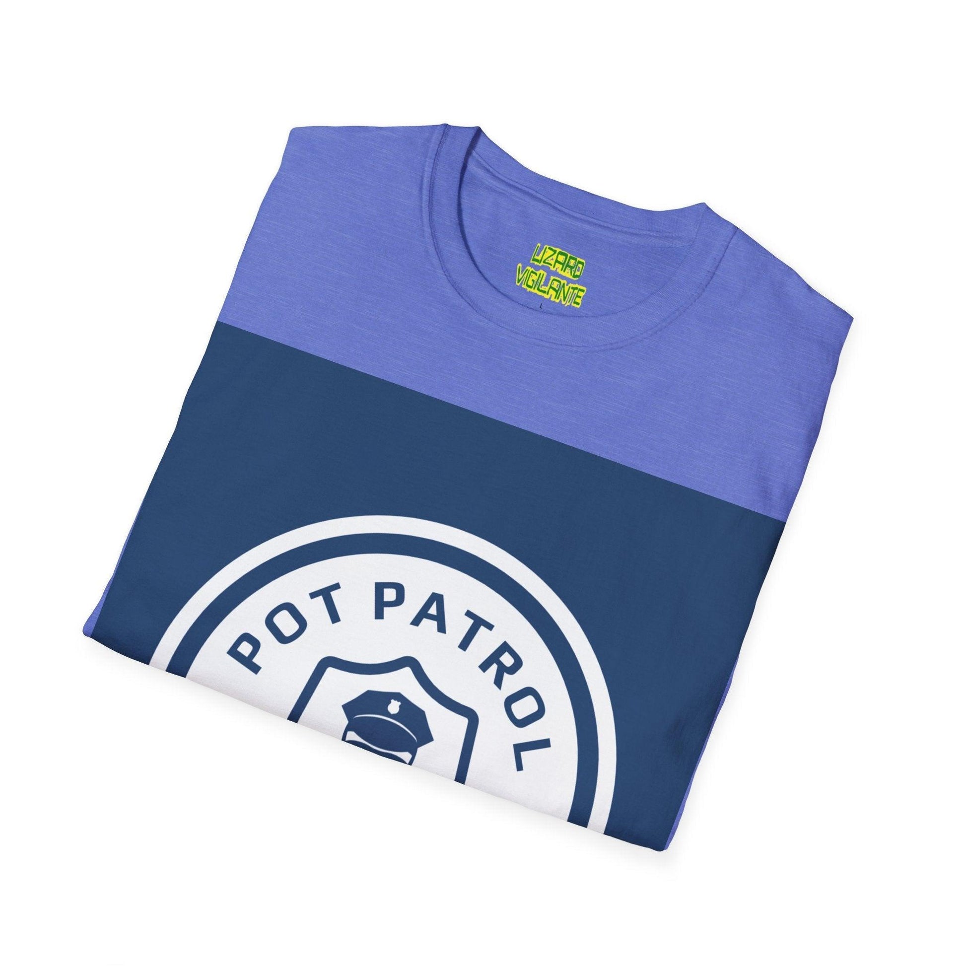 Pot Patrol Unisex Softstyle T-Shirt - Lizard Vigilante