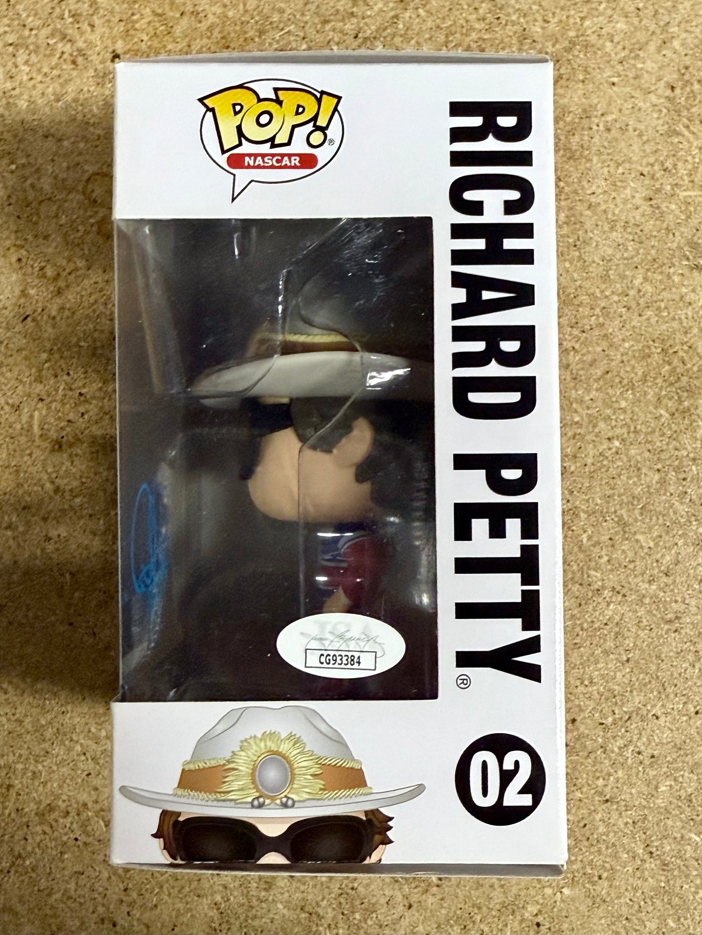 Richard “The King” Petty & Son Kyle NASCAR Signed Funko Pop! #02 With JSA COA