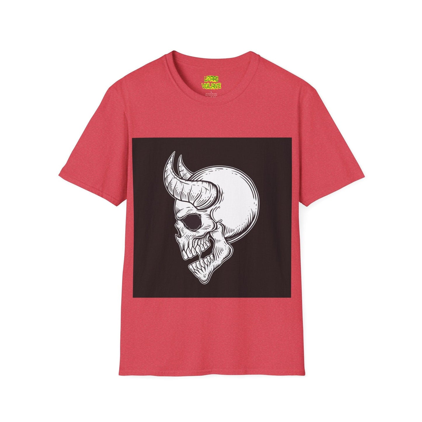 Horned Devil Unisex Softstyle T-Shirt - Lizard Vigilante