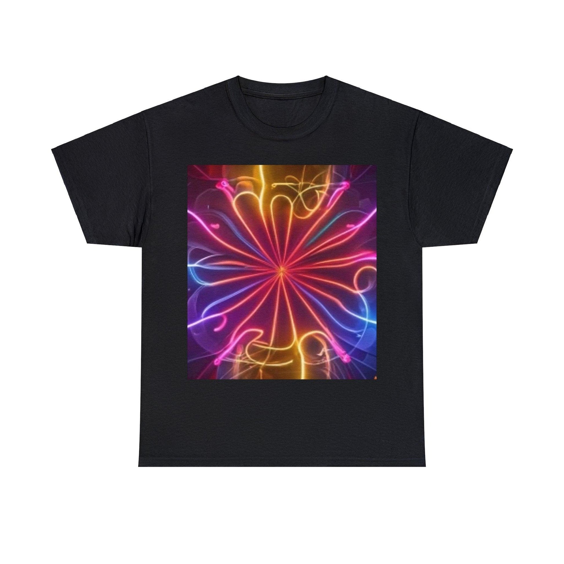 Neon Flower Unisex Heavy Cotton Tee - Lizard Vigilante