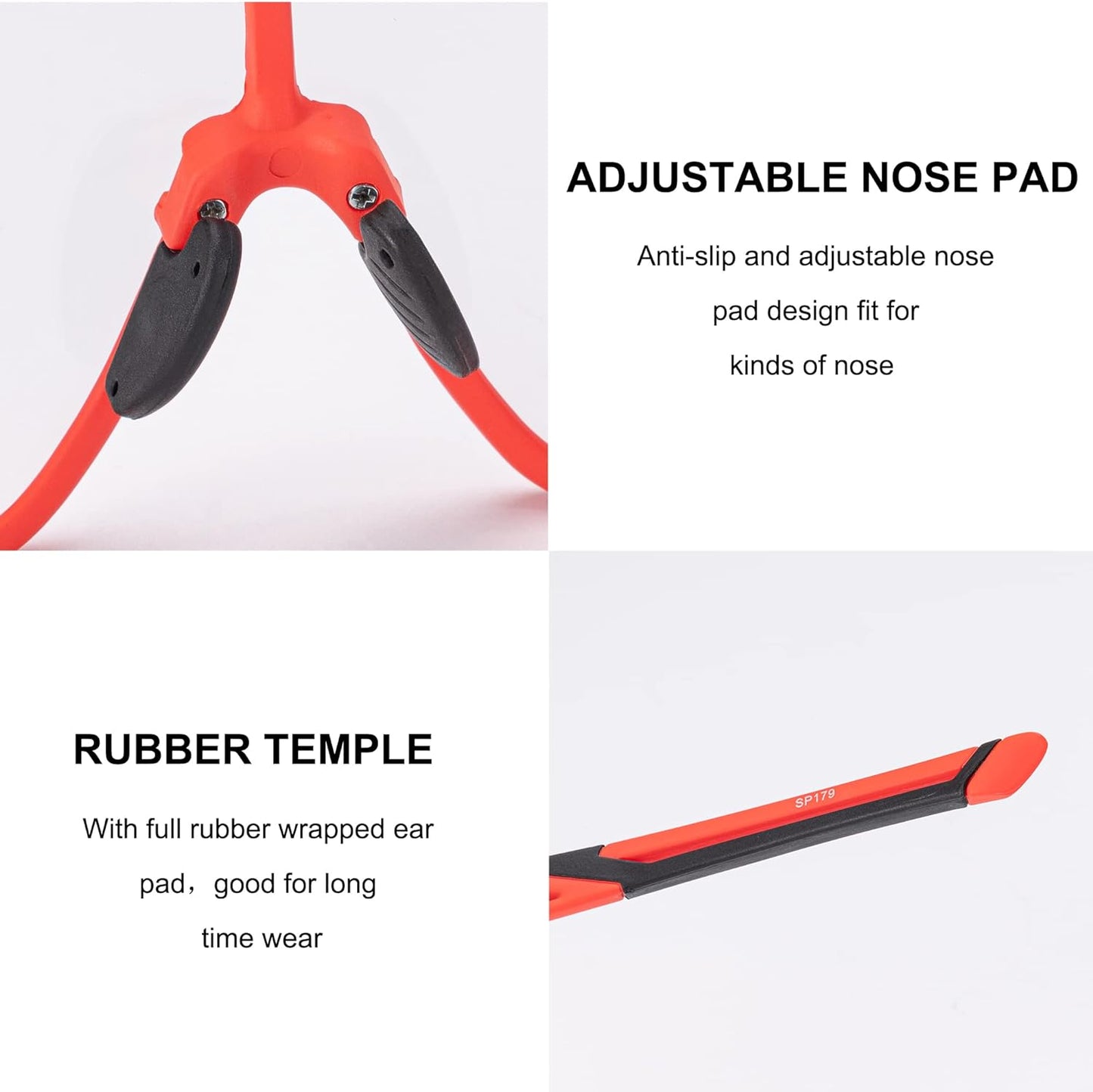 ROCKBROS Photochromic Cycling Sunglasses UV Protection Windproof Lightweight