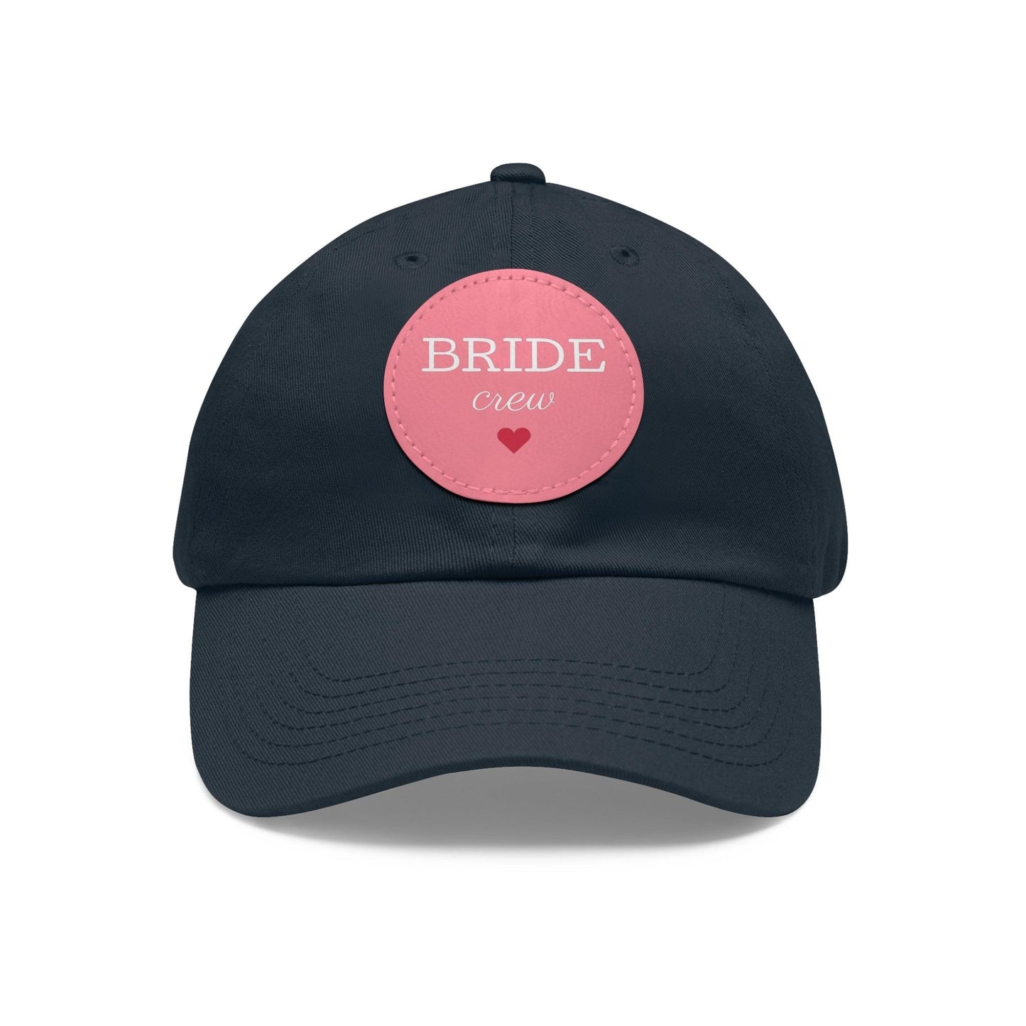 Bride Crew Dad Hat with Leather Patch (Round) - Lizard Vigilante