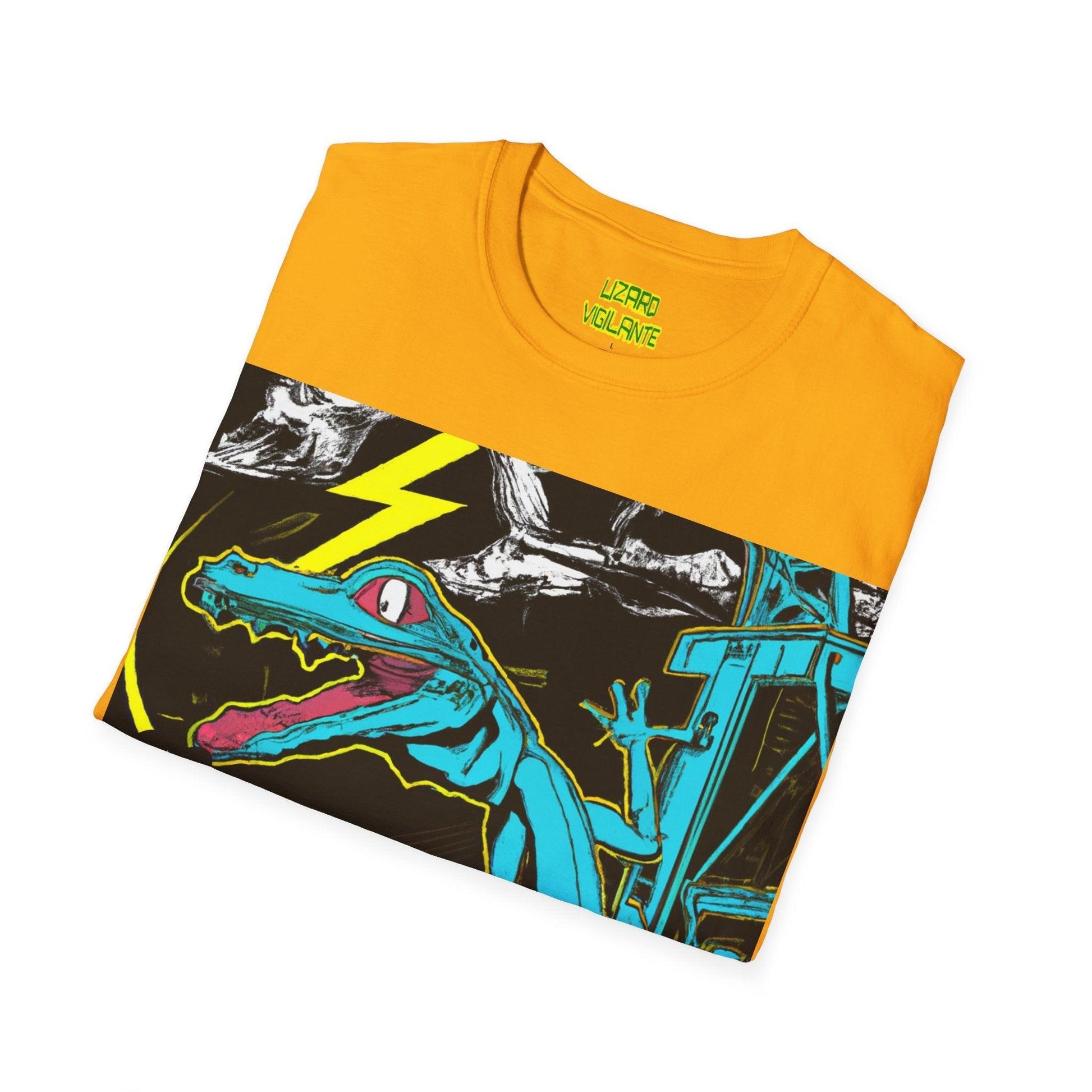 Lizard Vigilante Cens Unisex Softstyle T-Shirt - Lizard Vigilante