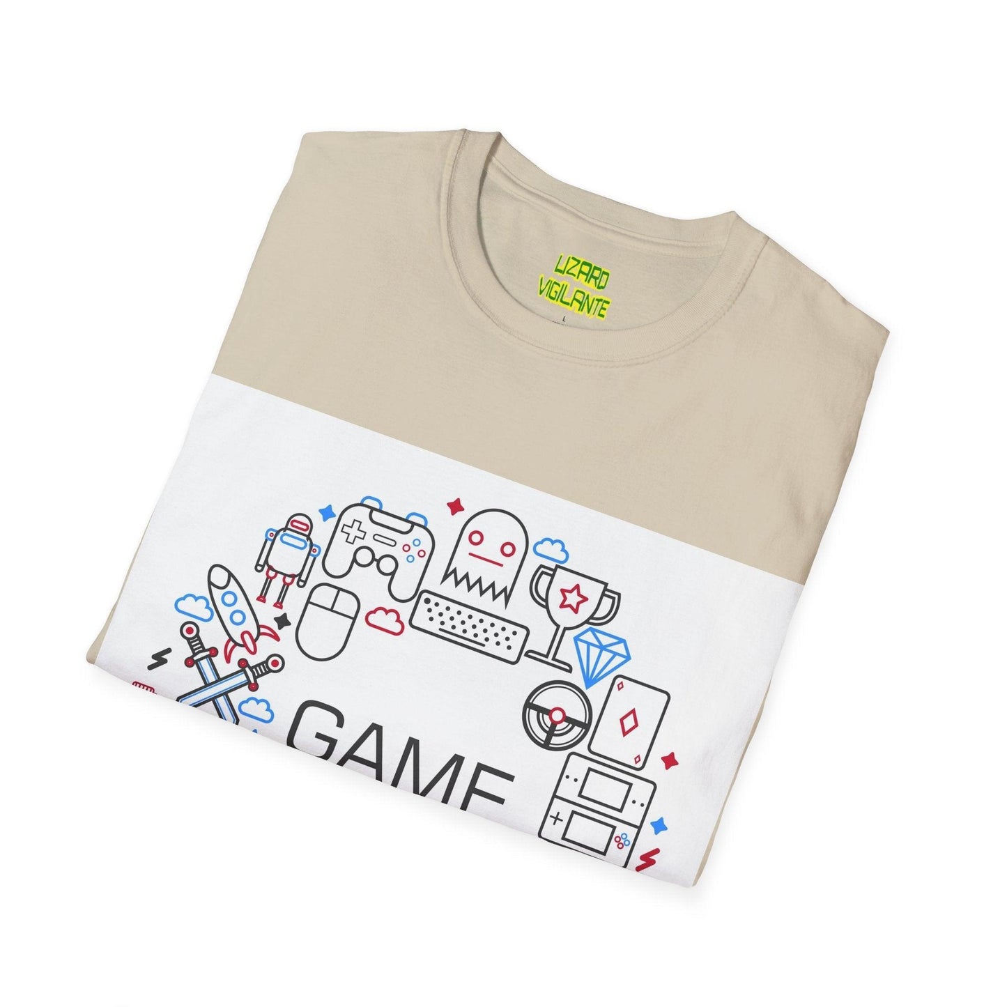 Video Game Unisex Softstyle T-Shirt - Lizard Vigilante