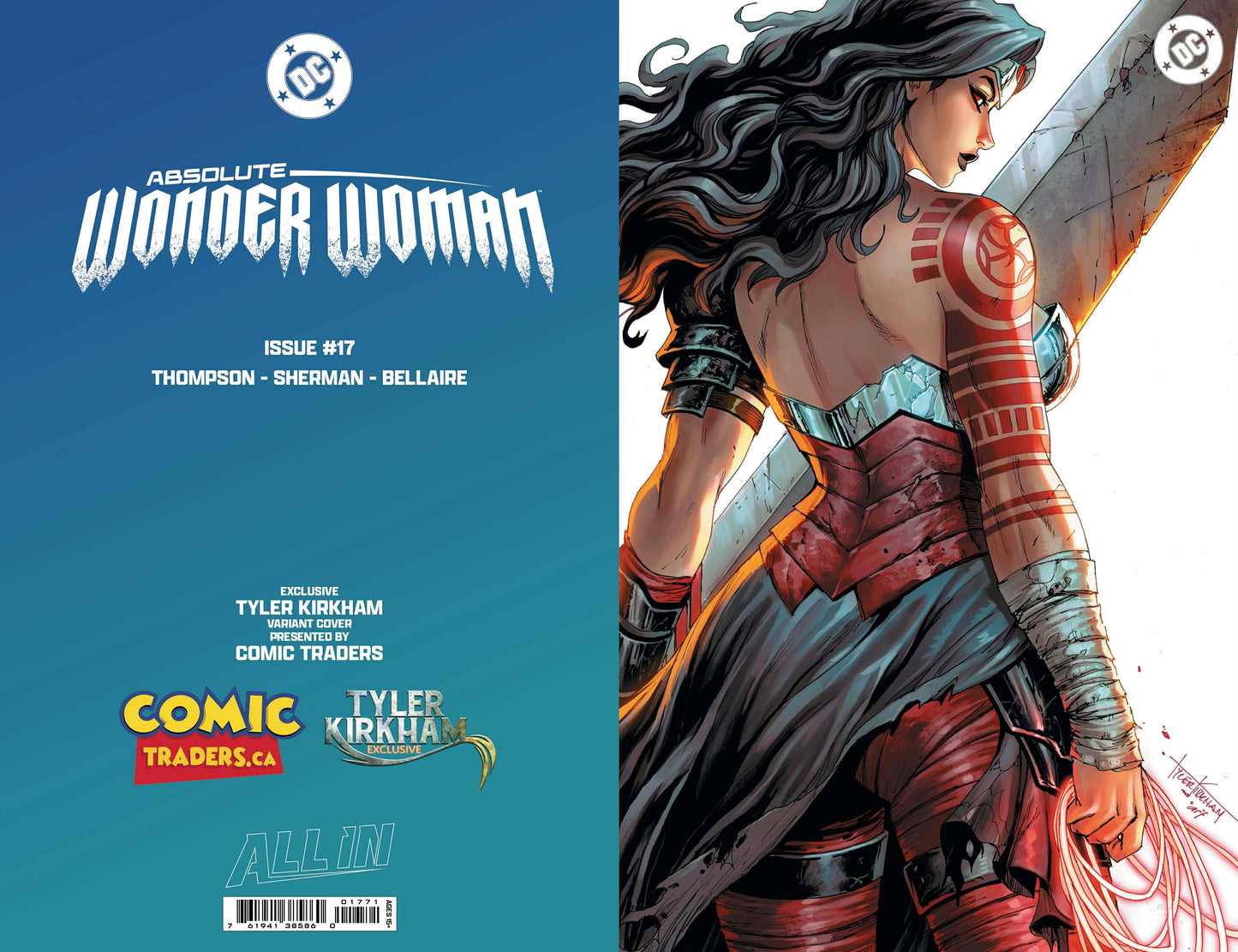 [FOIL] ABSOLUTE WONDER WOMAN #17 TYLER KIRKHAM EXCLUSIVE VIRGIN VAR (02/25/2026)
