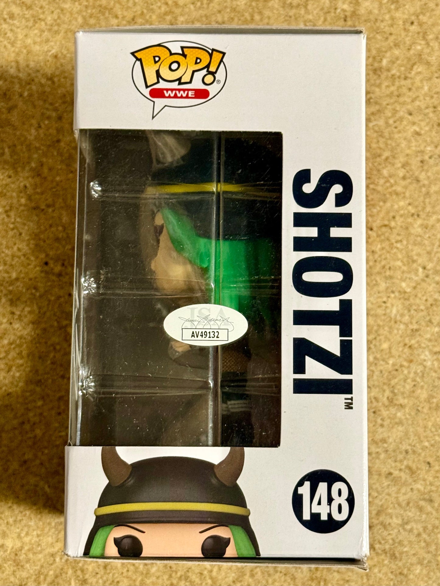 WWE Shotzi (Damage CTRL) Signed Funko Pop! #148 With JSA COA