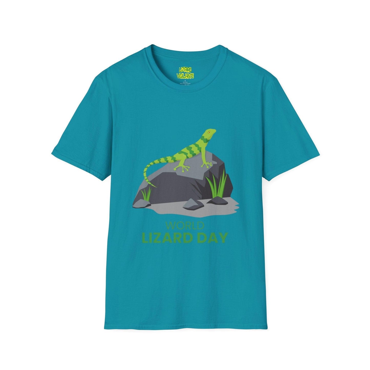 World Lizard Day Unisex Softstyle T-Shirt - Lizard Vigilante