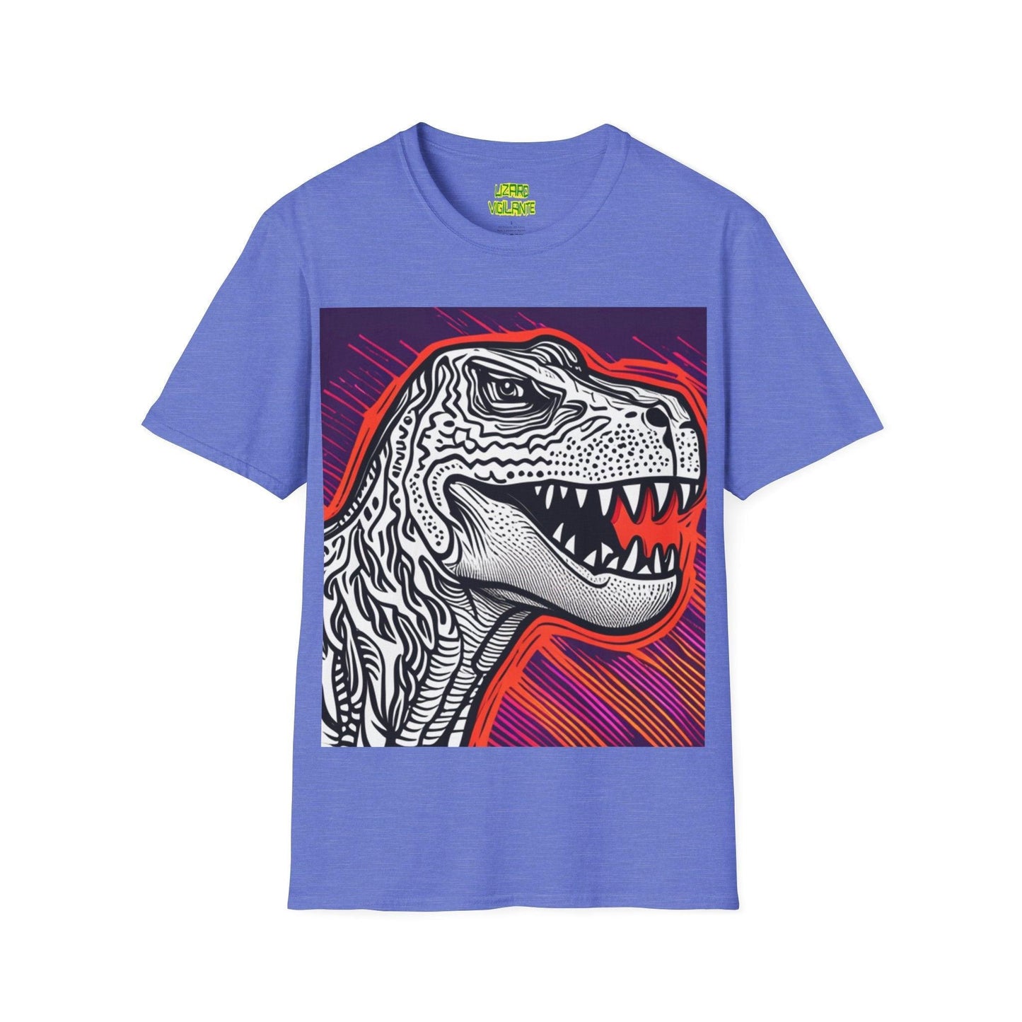 DinoGraphic Unisex Softstyle T-Shirt - Lizard Vigilante