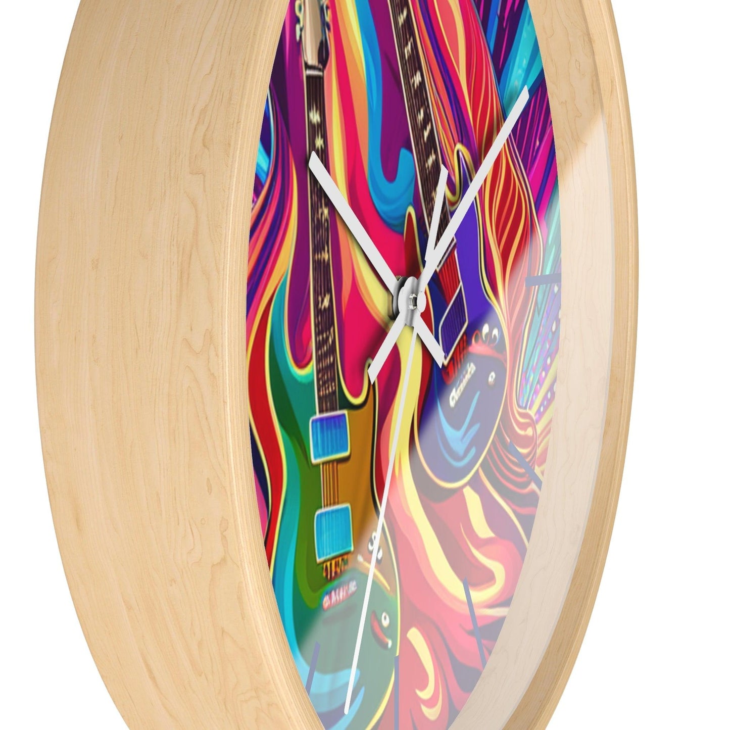 Psychedelic Things Wall Clock - Lizard Vigilante