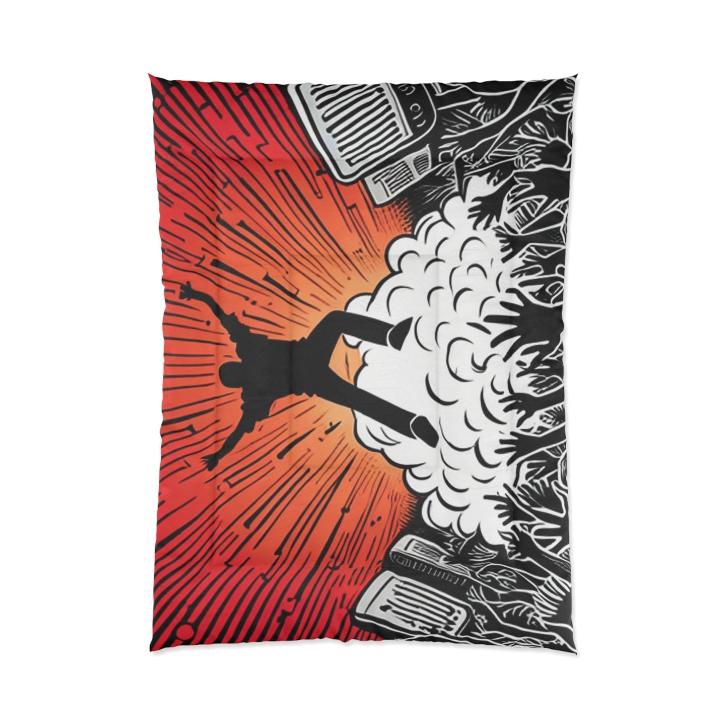 Metal Concert Comforter - Lizard Vigilante