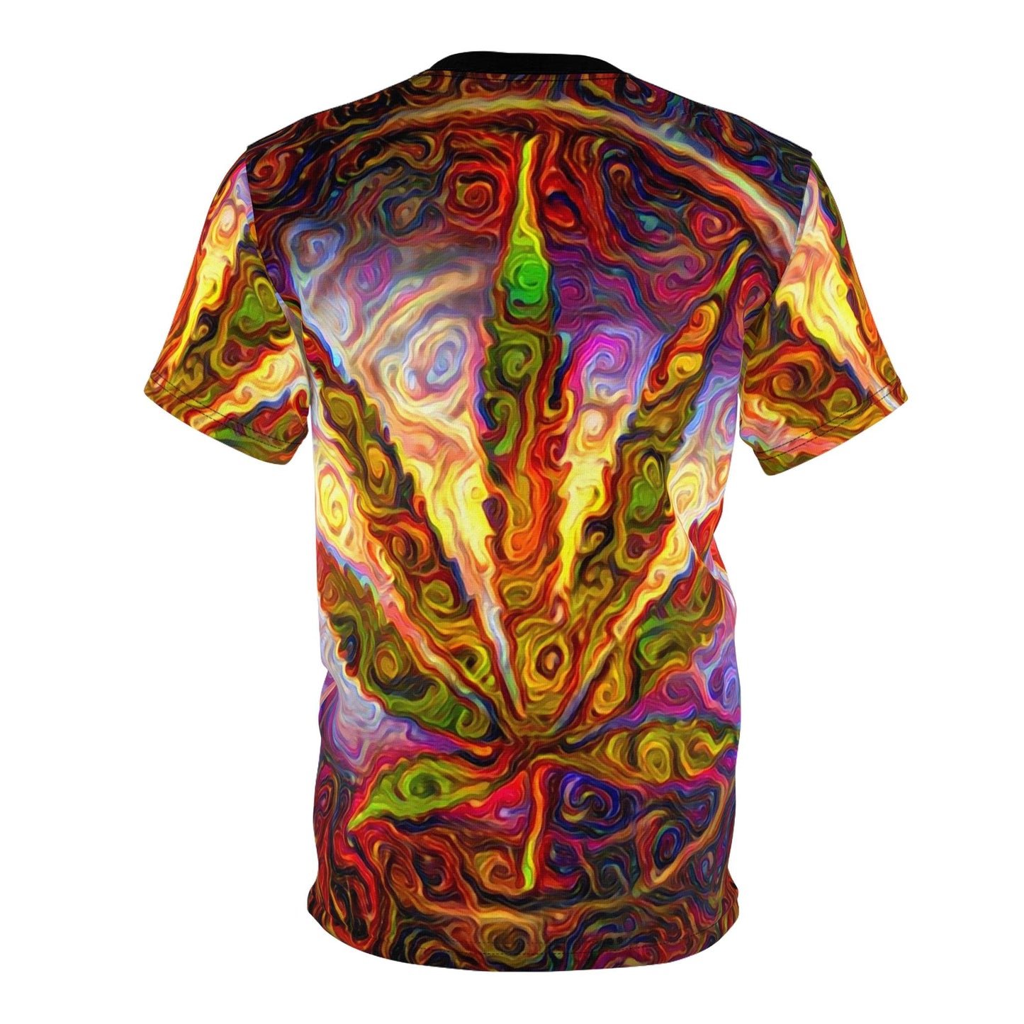 Psychedelic Pot Leaf All Over Unisex Tee - Lizard Vigilante