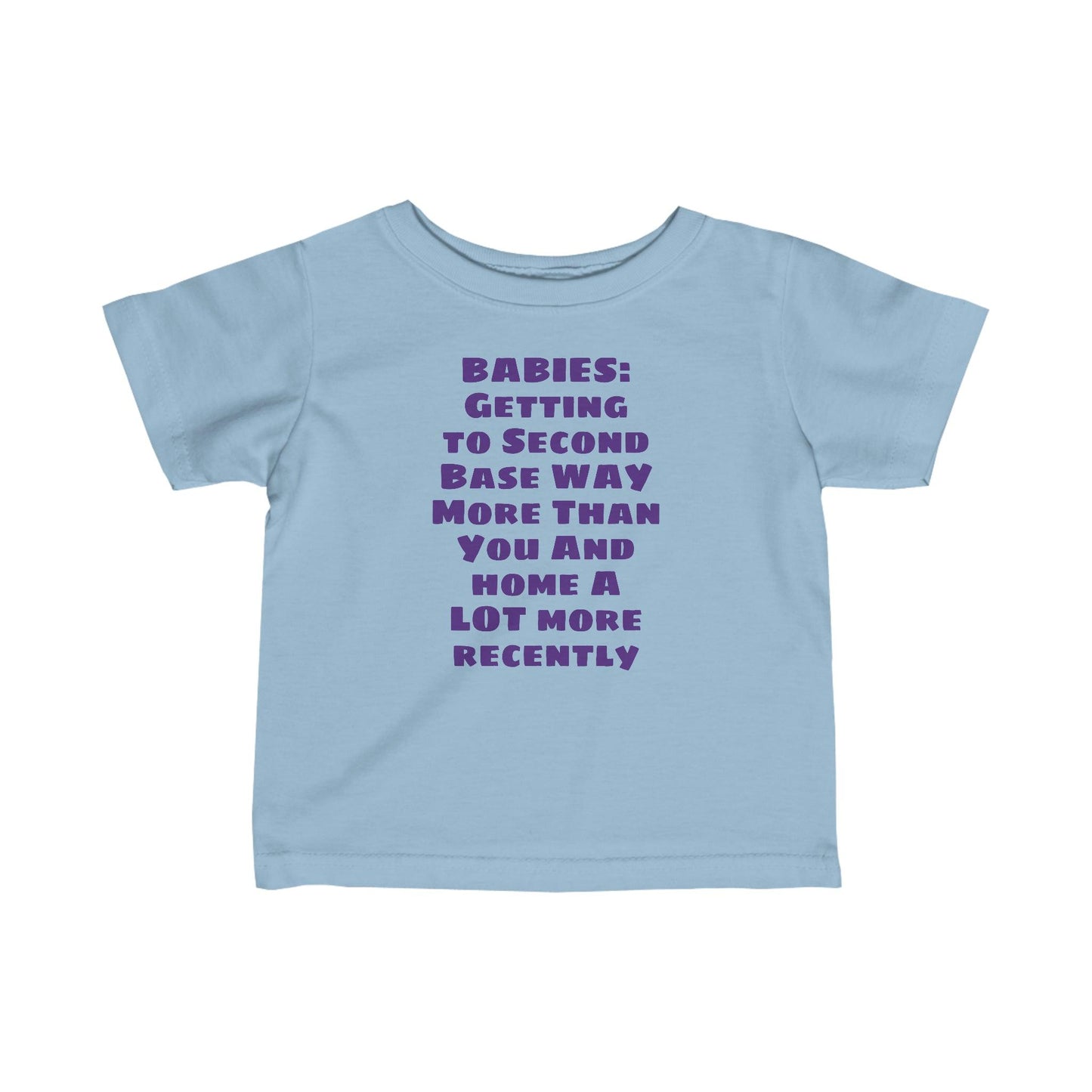 Babies Getting To Second Infant Fine Jersey Tee - Lizard Vigilante