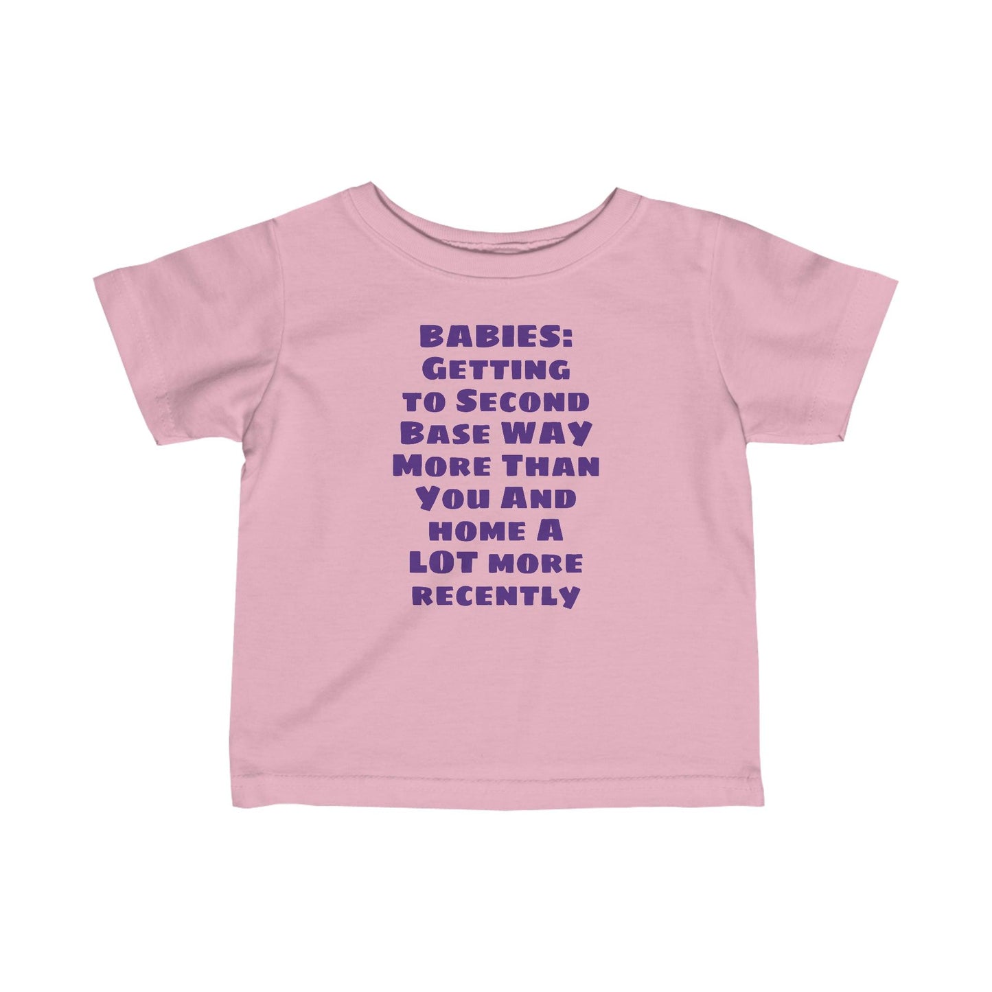 Babies Getting To Second Infant Fine Jersey Tee - Lizard Vigilante