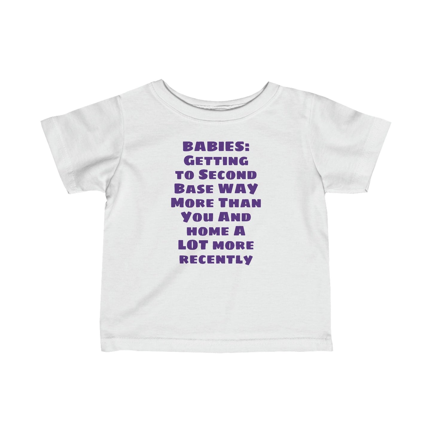 Babies Getting To Second Infant Fine Jersey Tee - Lizard Vigilante