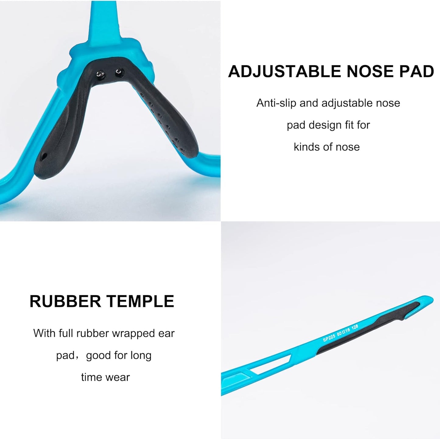 ROCKBROS Photochromic Cycling Sunglasses UV Protection Windproof Lightweight