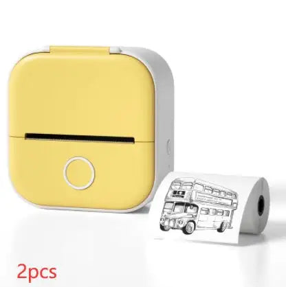 Portable Mini Printer for Students and Hobbyists, Bluetooth Thermal Label Printer