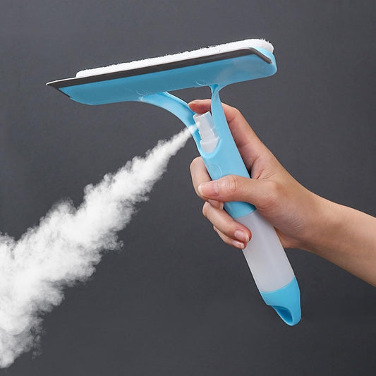 Streak-Free Window Cleaner – Spray, Wipe & Scrape in One
