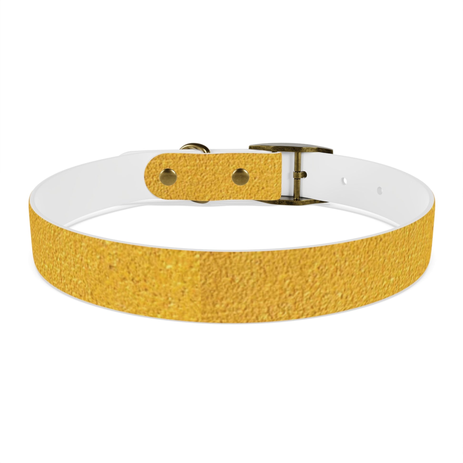 Faux Gold Dog Collar 4 Sizes S-XL - Lizard Vigilante