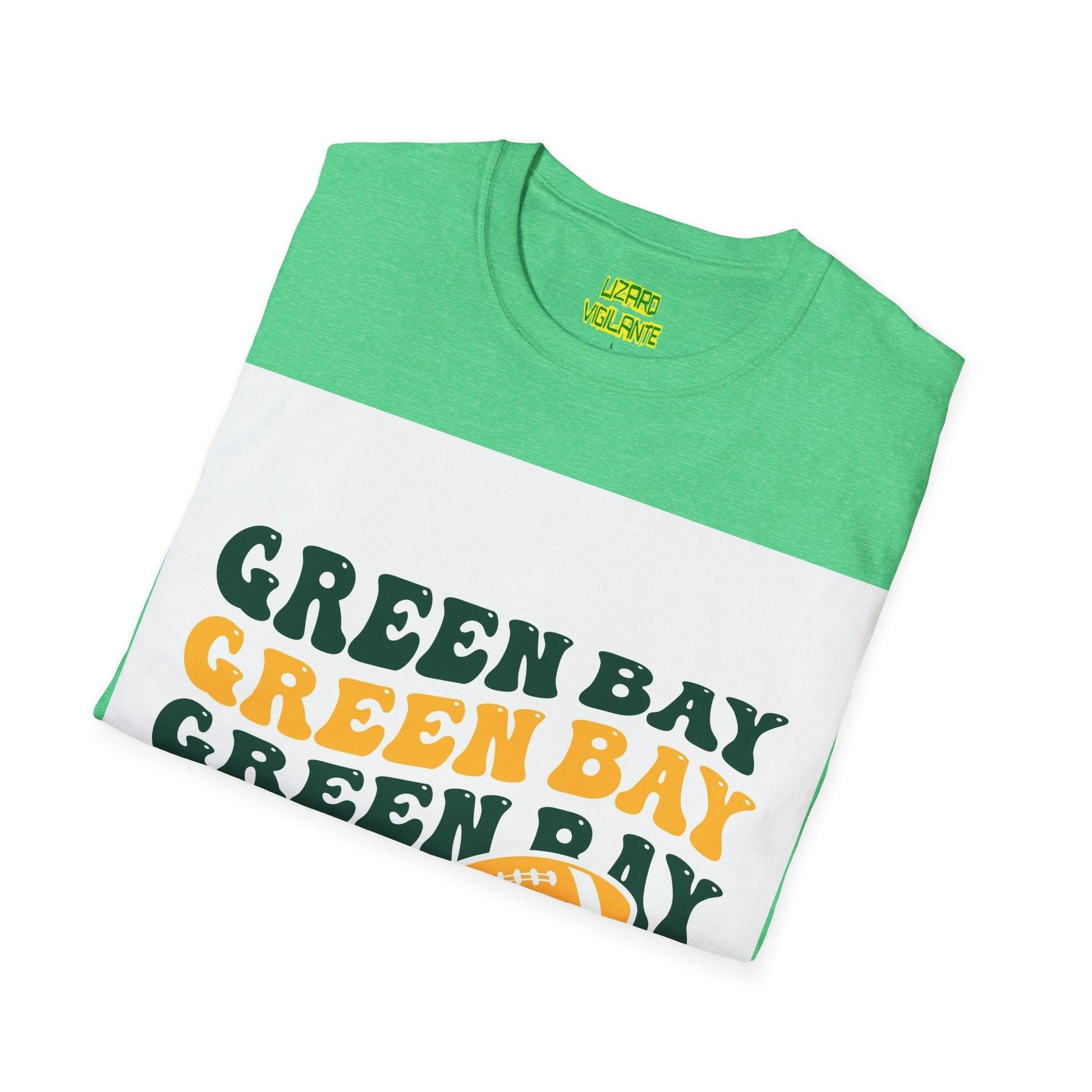 Green Bay Unisex Softstyle T-Shirt - Lizard Vigilante