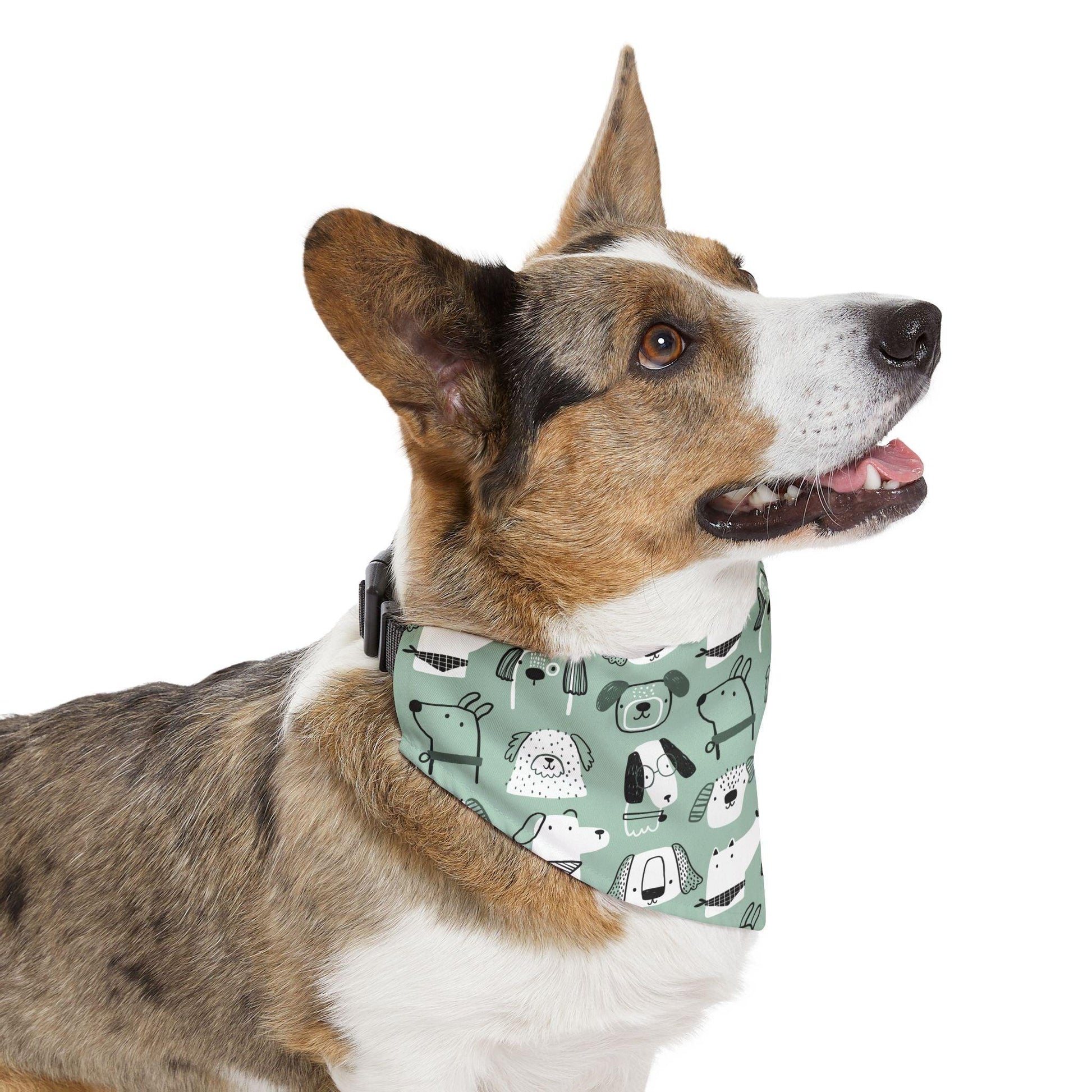 Illustrated Doggers Pet Bandana Collar - Premium Pets from Printify - Just $26.89! Shop now at Lizard Vigilante