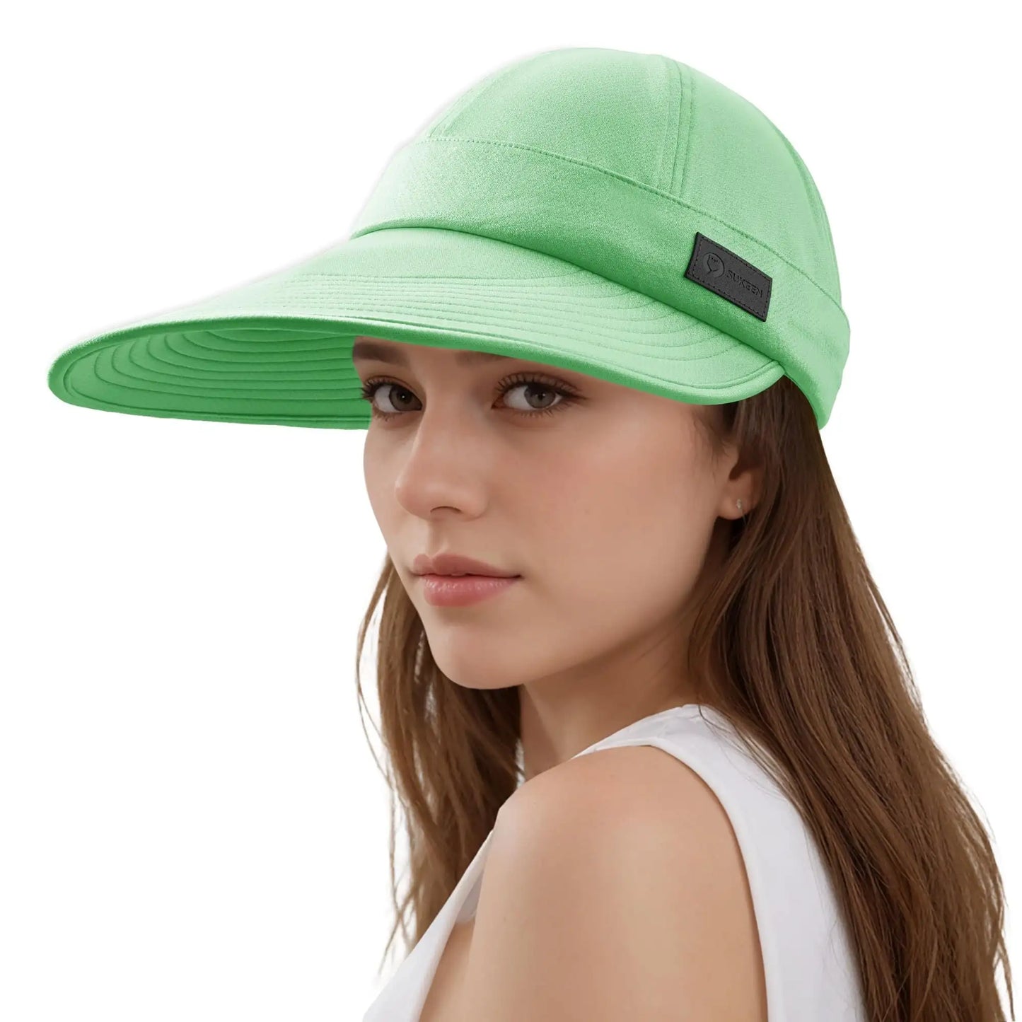 Sukeen Cooling Visor Cap For Women&Men, 2 In 1 Zip-Off Sun Hat With UV Protection For Outdoor Sports Golf Travel Tennis Beach