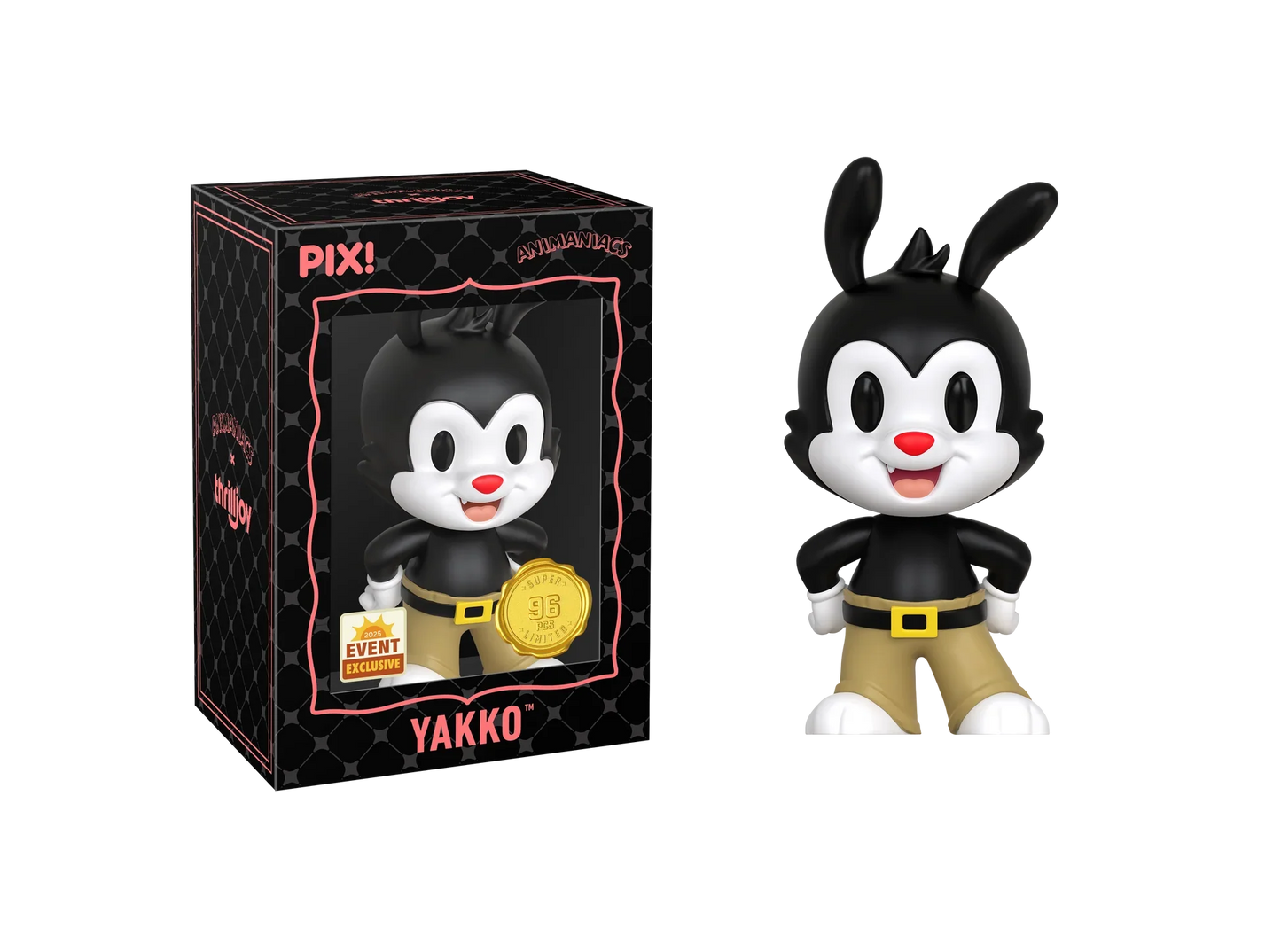 [Thrilljoy] [EXCLUSIVE] Animaniacs - Wakko LE6000 PIX Vinyl Figure (1 in 6 Chance at Chase)