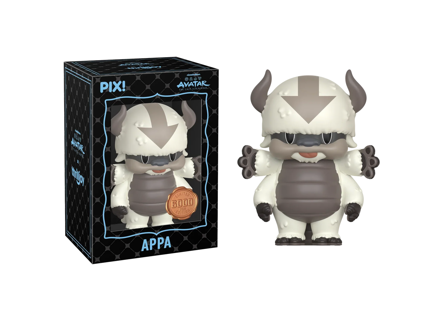 [Thrilljoy] Avatar The Last Airbender - Appa LE6000 PIX Vinyl Figure (1 in 6 Chance at Chase)