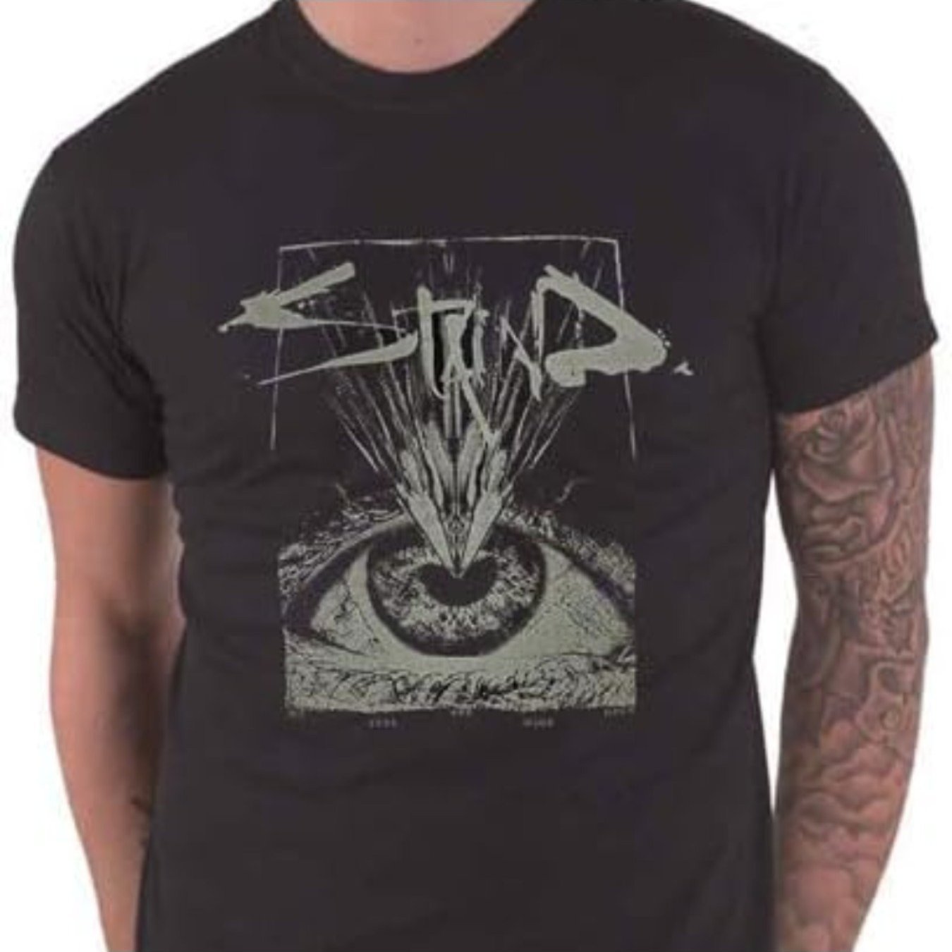 Rock Off officially licensed products Staind Open Eyes Band Logo T Shirt - Premium  from Lizard Vigilante - Just $18.99! Shop now at Lizard Vigilante