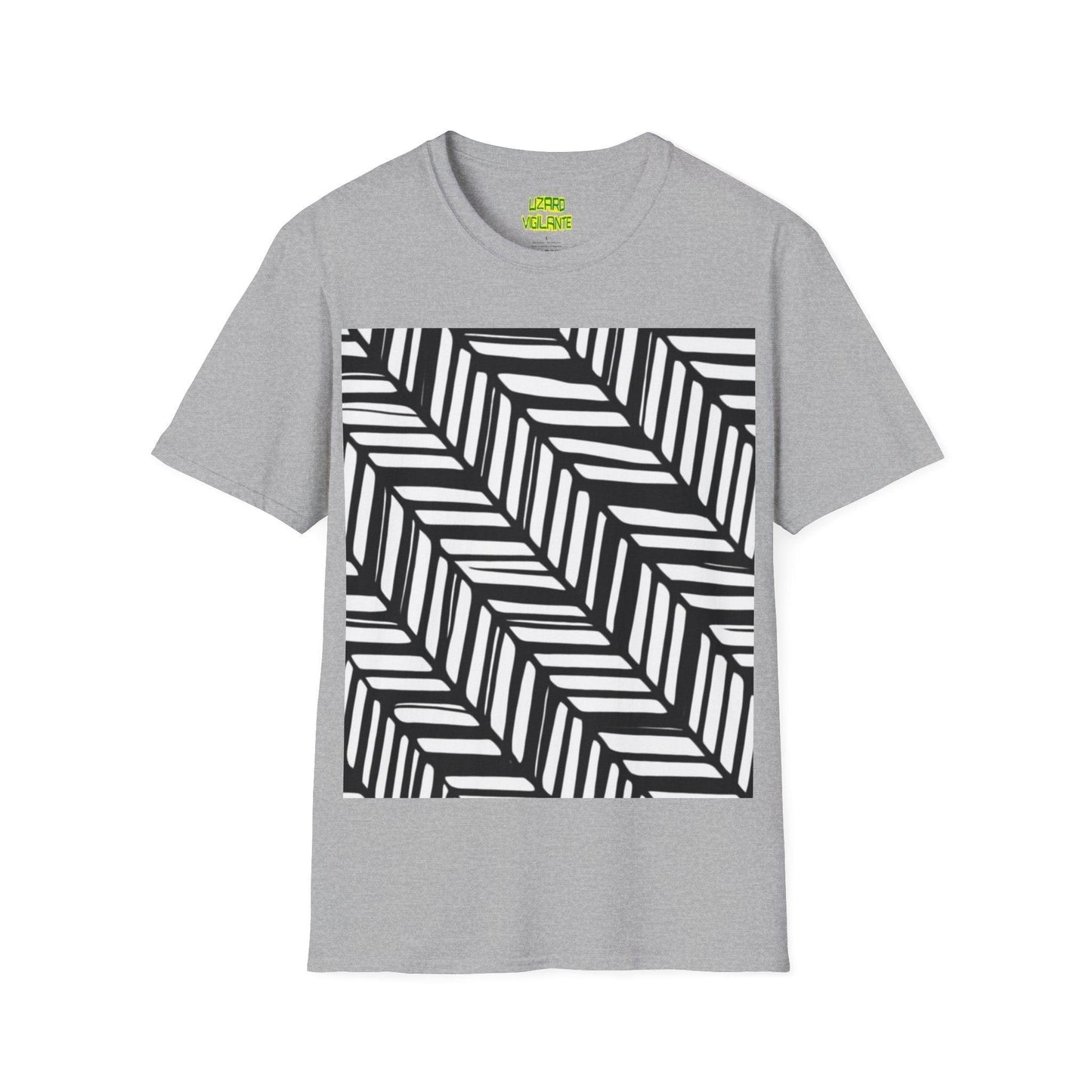 Liz Herringbone Unisex Softstyle T-Shirt - Lizard Vigilante