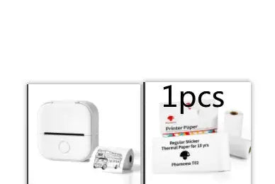 Portable Mini Printer for Students and Hobbyists, Bluetooth Thermal Label Printer