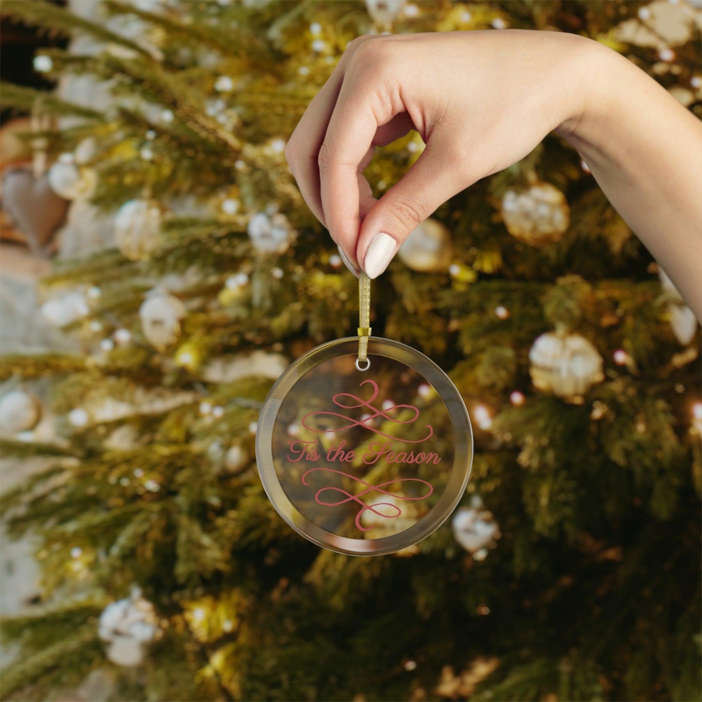 Tis The Season Glass Ornaments - Lizard Vigilante