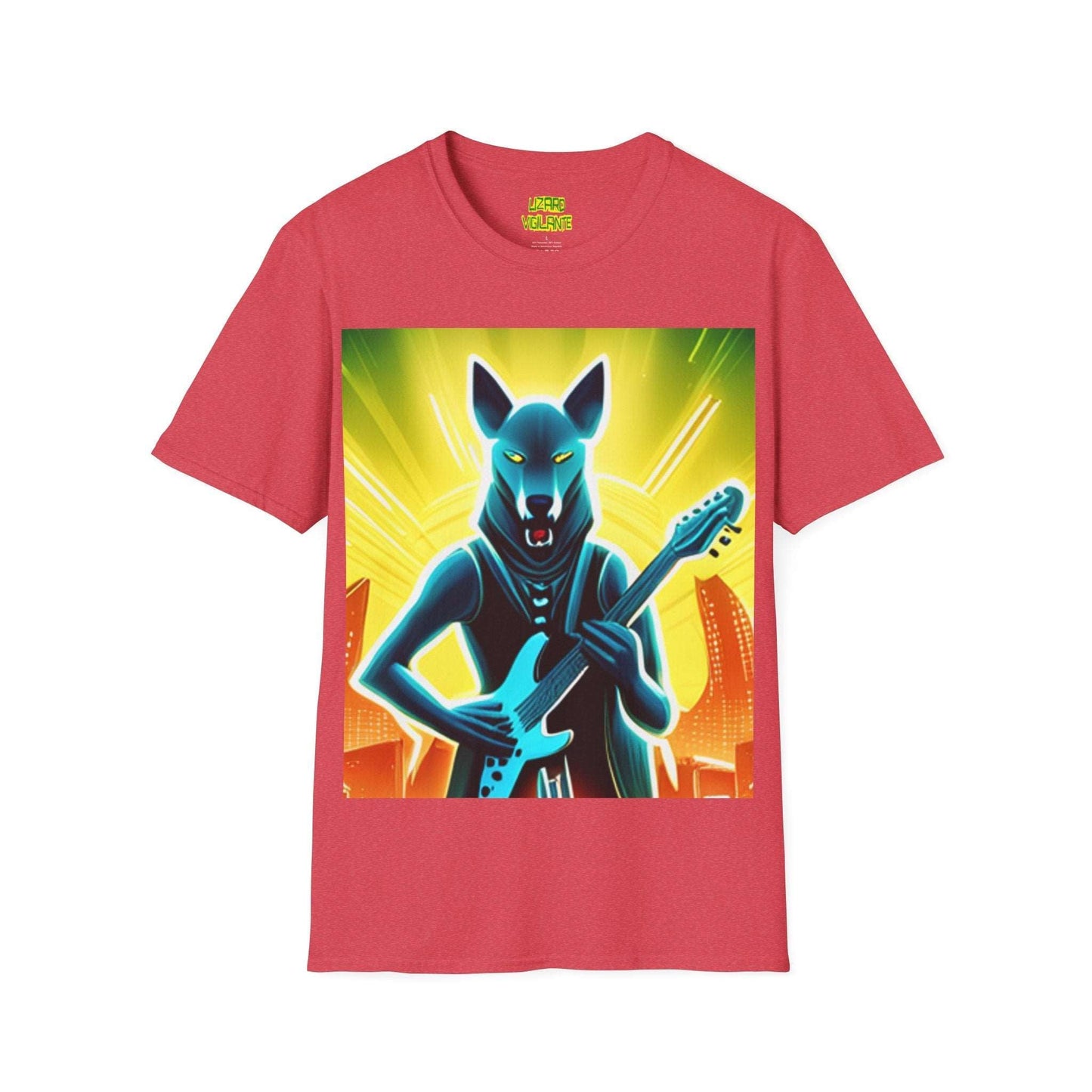 7-String Dog Unisex Softstyle T-Shirt - Lizard Vigilante