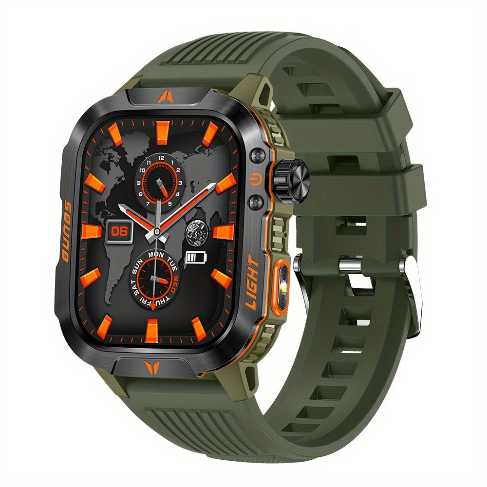 Rugged Outdoor Smartwatch | 2024's Ultimate Fitness Tracker For Android iPhone - Premium smart watch from Lizard Vigilante - Just $48.88! Shop now at Lizard Vigilante