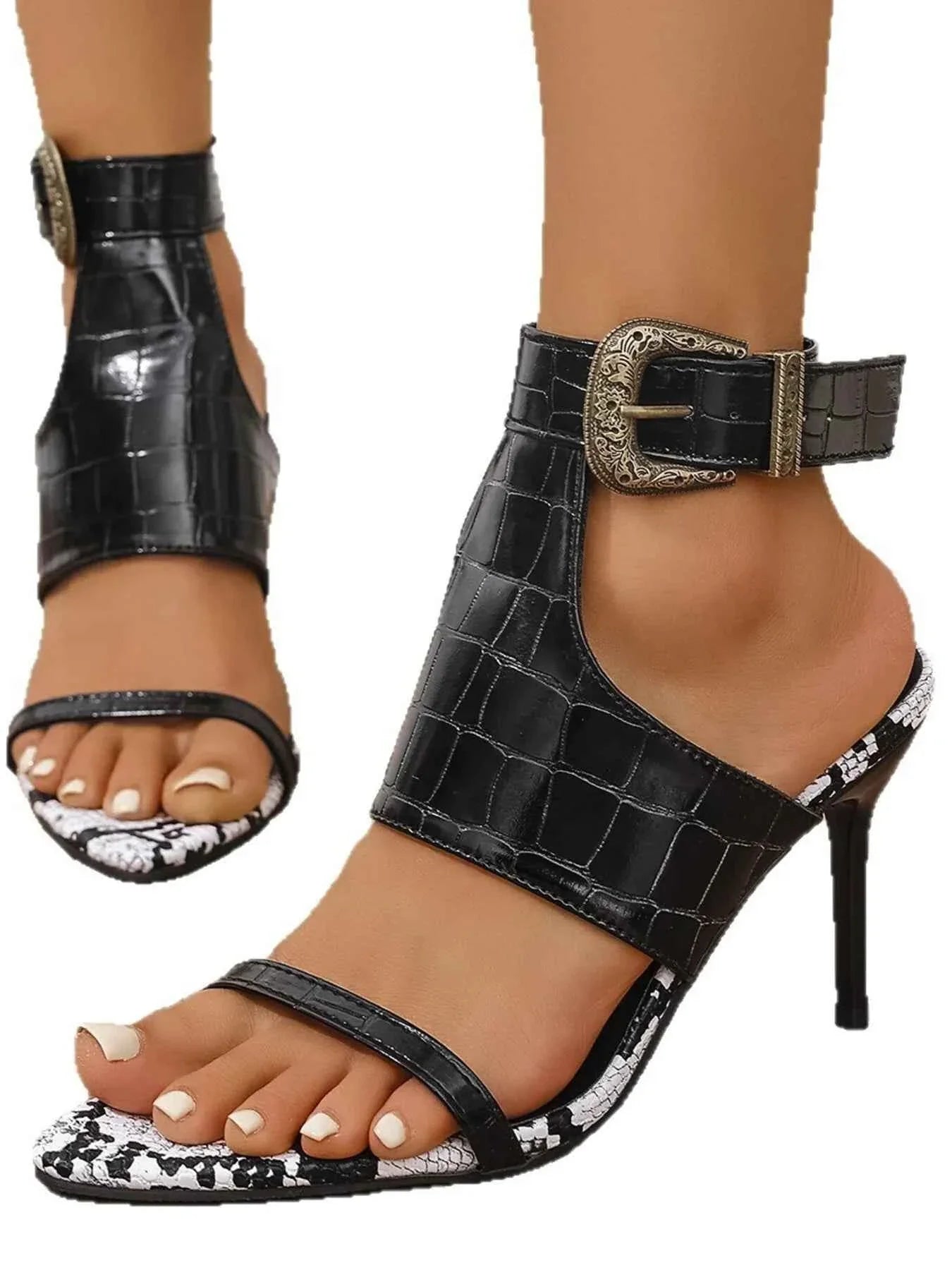 Elegant Ankle Strap : High Heel Sandals