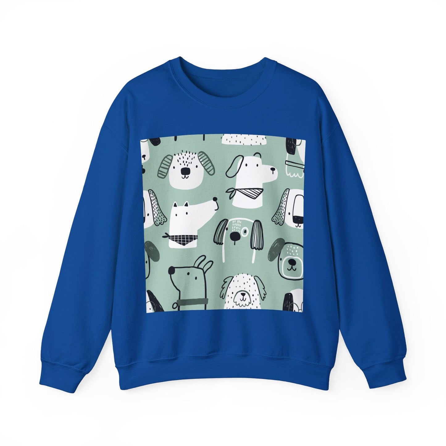 Illustrated Doggers Unisex Heavy Blend™ Crewneck Sweatshirt - Premium Sweatshirt from Printify - Just $35.64! Shop now at Lizard Vigilante