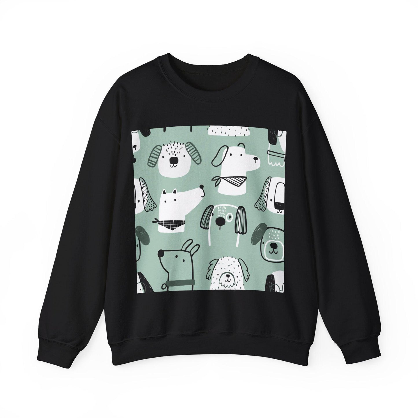 Illustrated Doggers Unisex Heavy Blend™ Crewneck Sweatshirt - Premium Sweatshirt from Printify - Just $35.64! Shop now at Lizard Vigilante