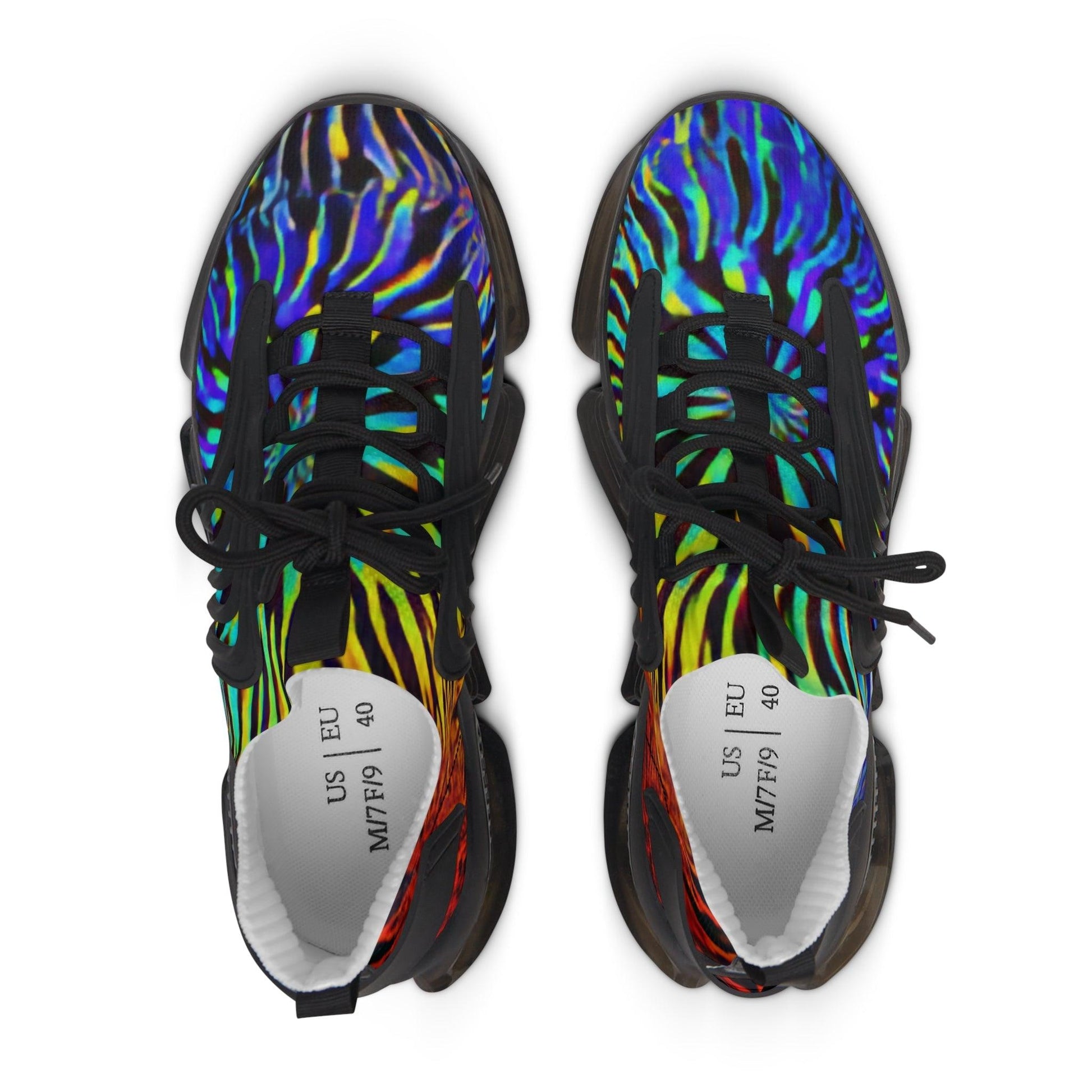 Tie Dyed Women's Mesh Sneakers - Lizard Vigilante