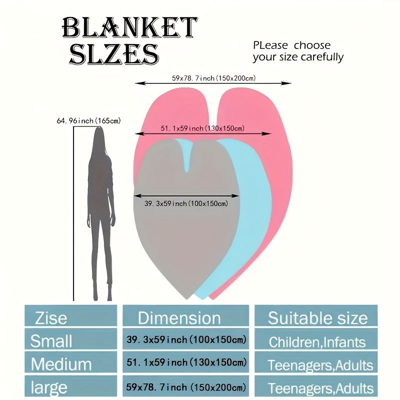 Soft Geometric Leaf All-Season Throw - Chic, Cozy & Versatile Blanket for Home and Travel, Lunch break, Easy Maintenance