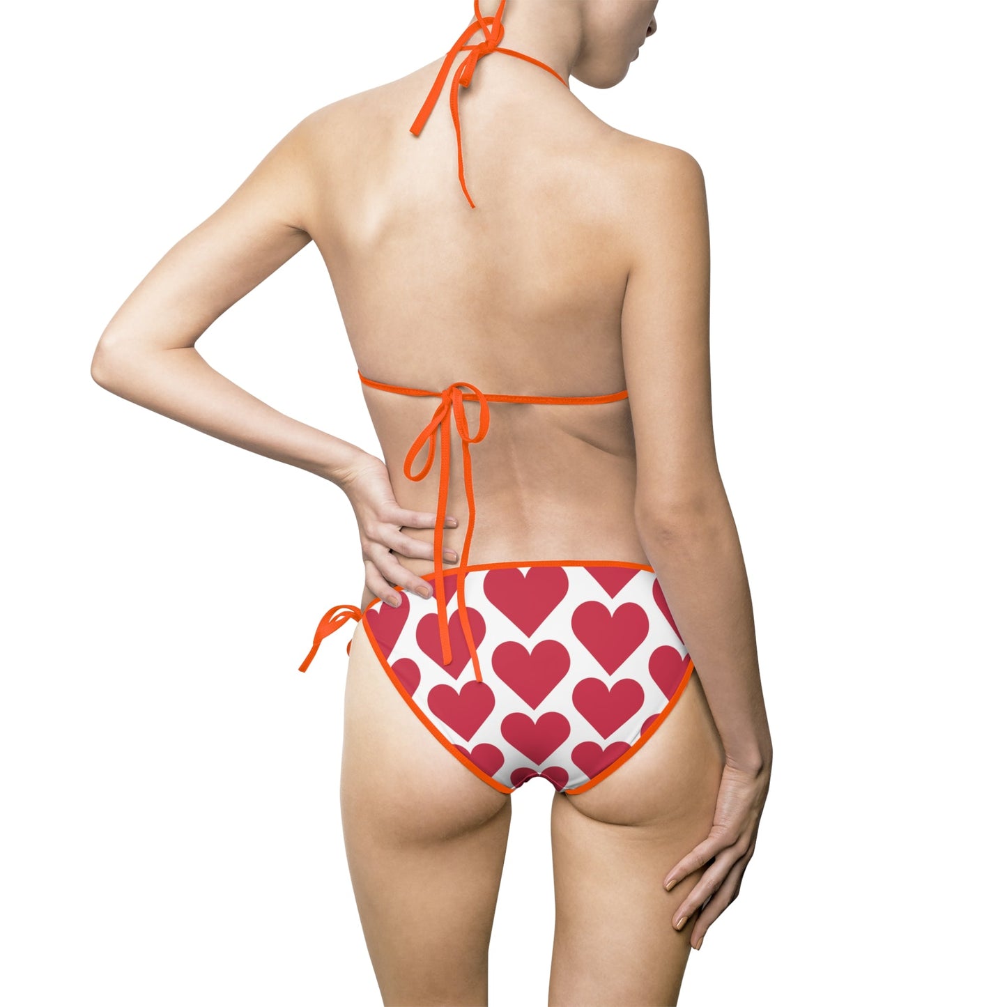 Heart Attack Valentine’s Women's Bikini Swimsuit (AOP) - Lizard Vigilante