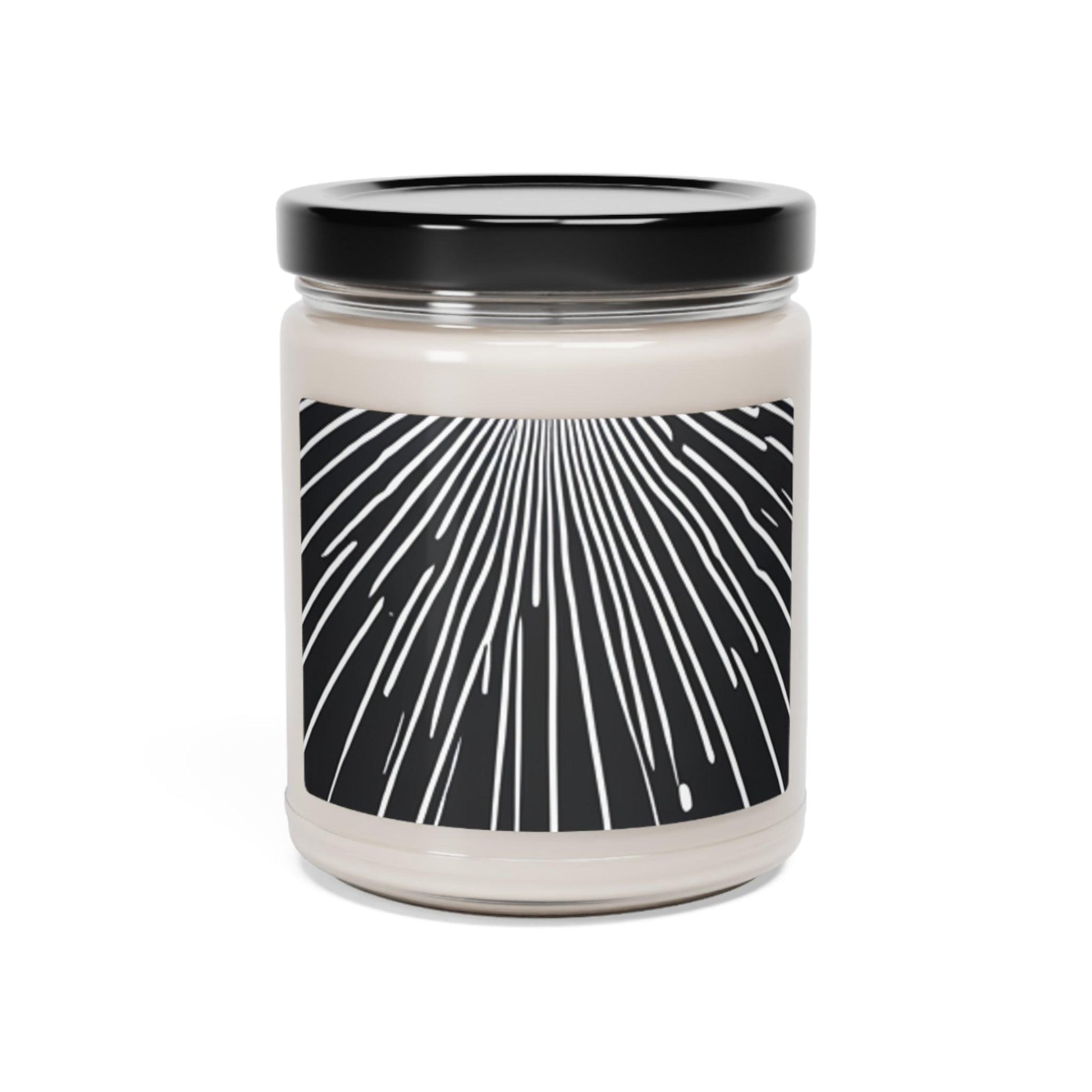 B&W Rays Scented Soy Candle, 9oz - Lizard Vigilante