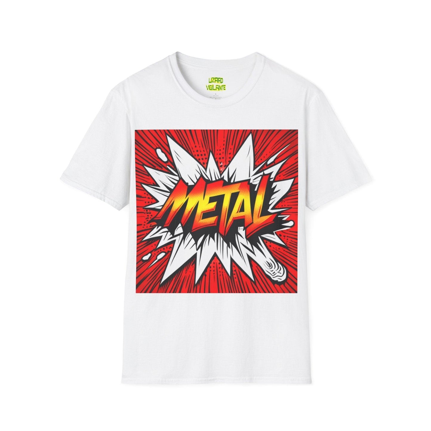 METAL KAPOW Unisex Softstyle T-Shirt - Lizard Vigilante