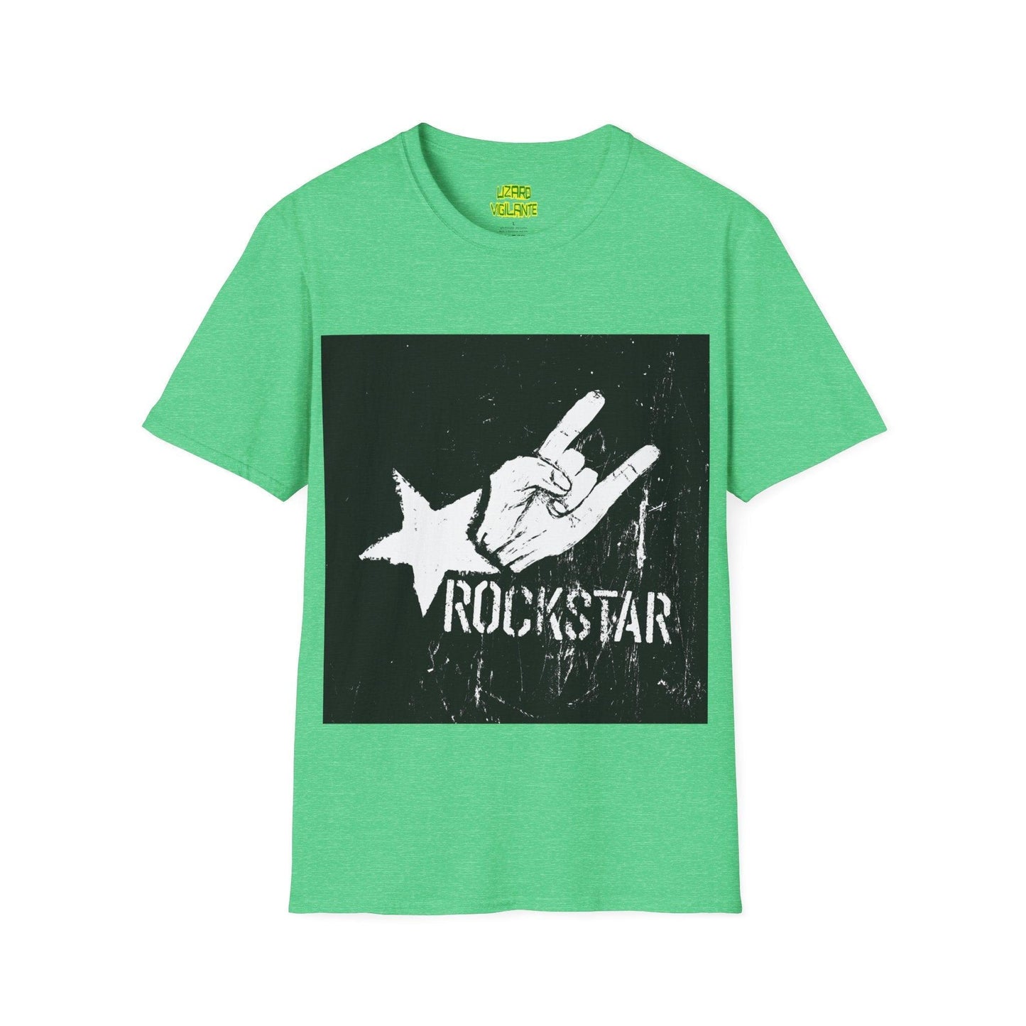 Rockstar Hand Sign Unisex Softstyle T-Shirt - Lizard Vigilante