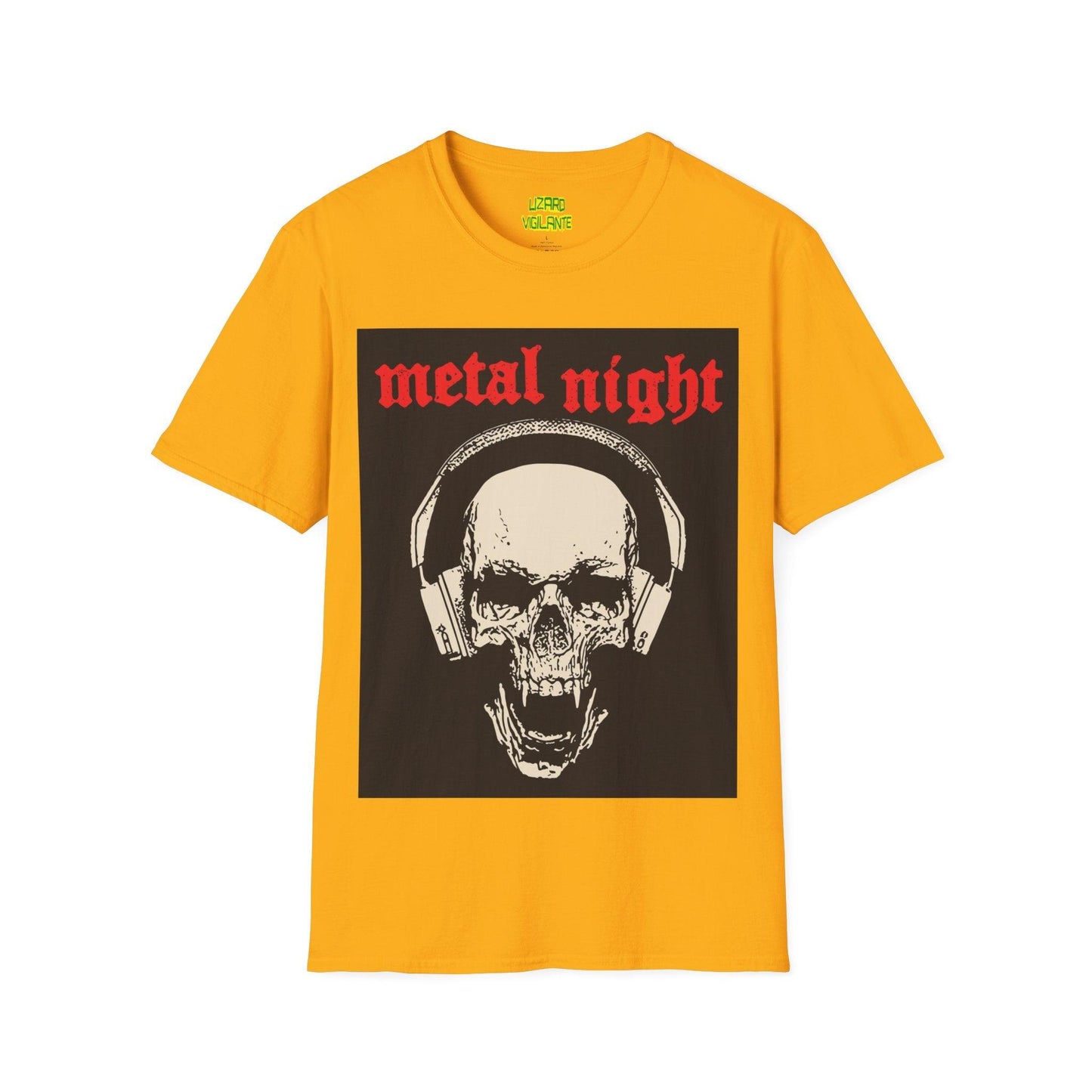 METAL NIGHT Unisex Softstyle T-Shirt - Lizard Vigilante