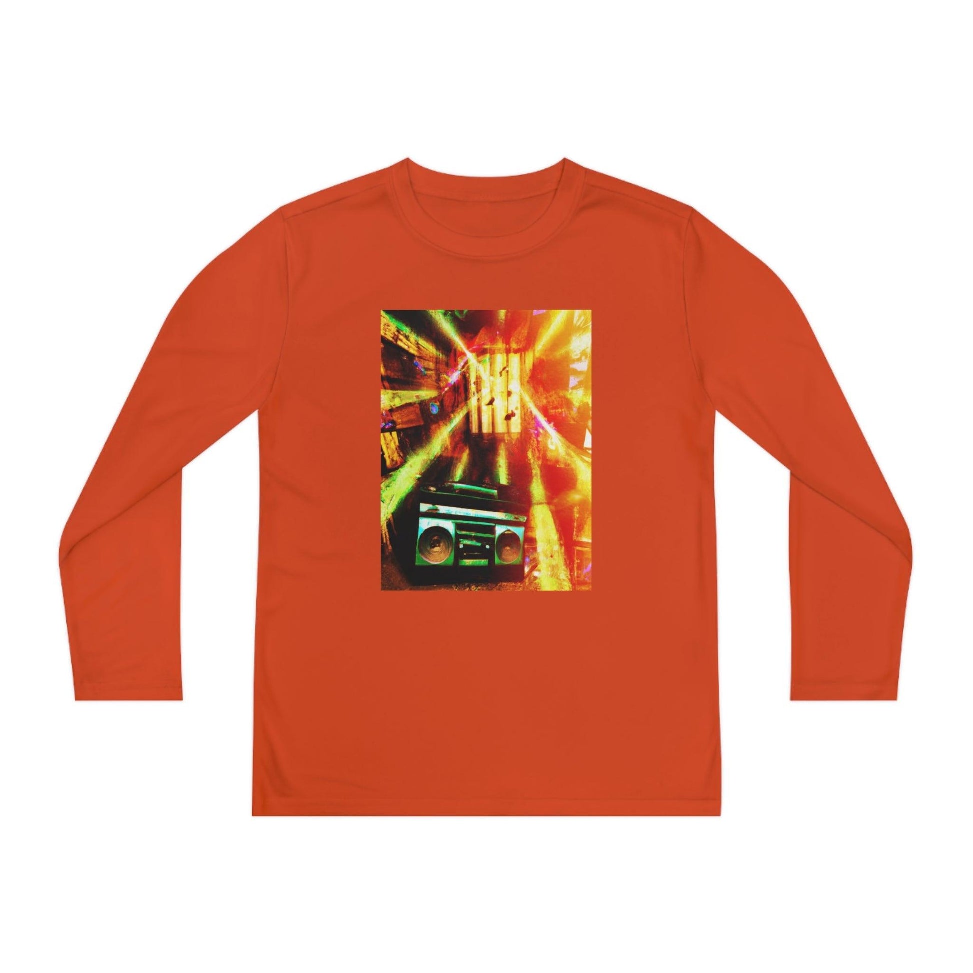 Prison BoomBox Light Burst Youth Long Sleeve Competitor Tee - Lizard Vigilante