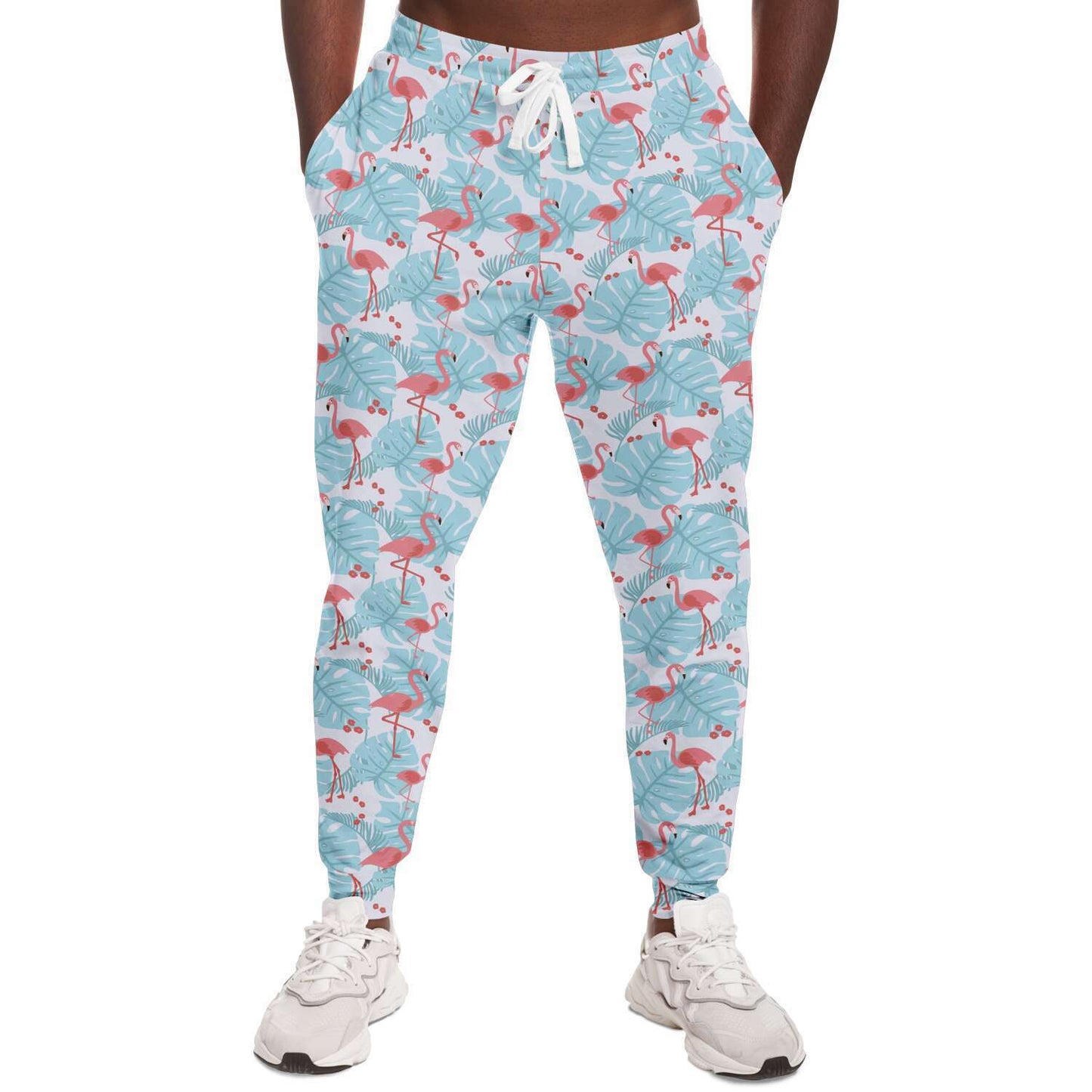 Flamingo Blue Floral Joggers